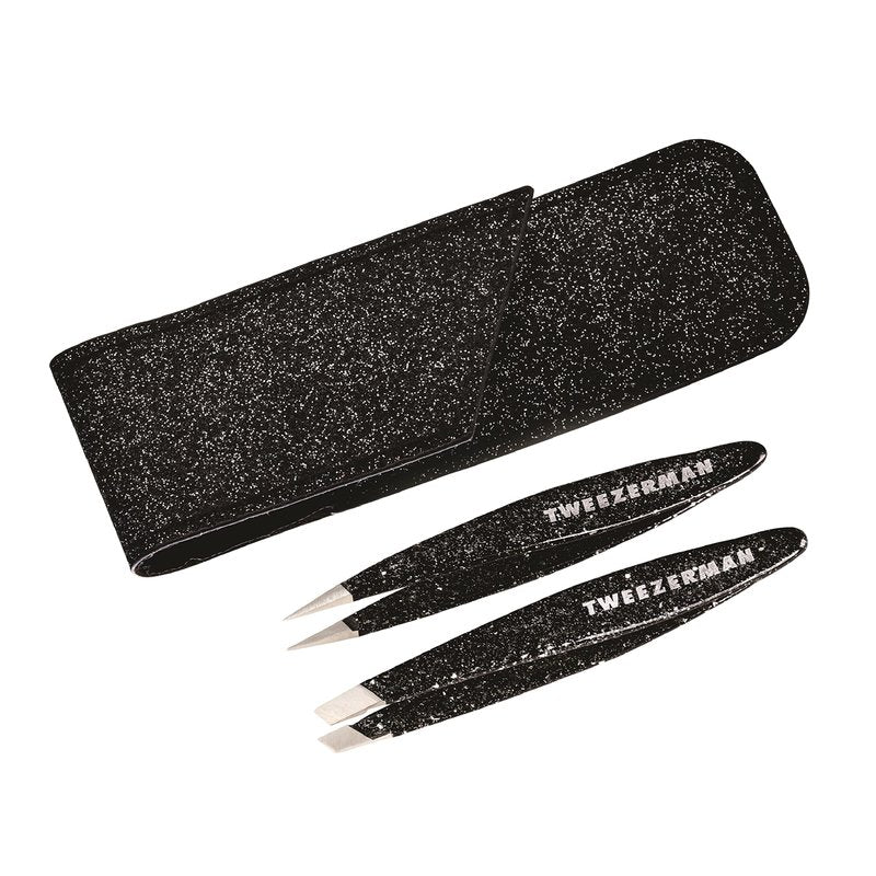Tweezerman 40th Anniversary Mini Slant & Point Tweezer With Case