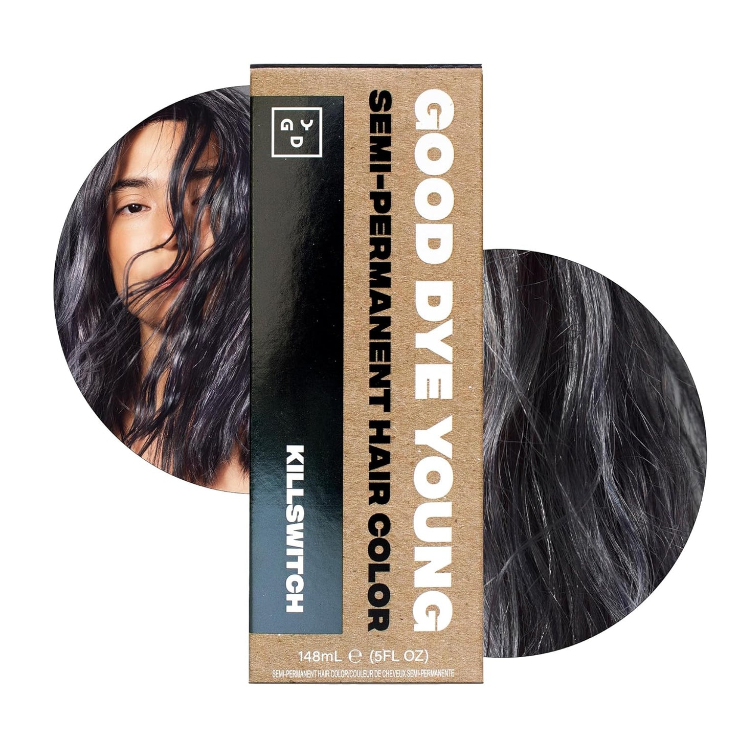 Good Dye Young Semi-Permanent Hair Color - Vegan Pink Hair Dye for Non-Damaging Color | 5 FL OZ, Lasts Up to 24 Washes