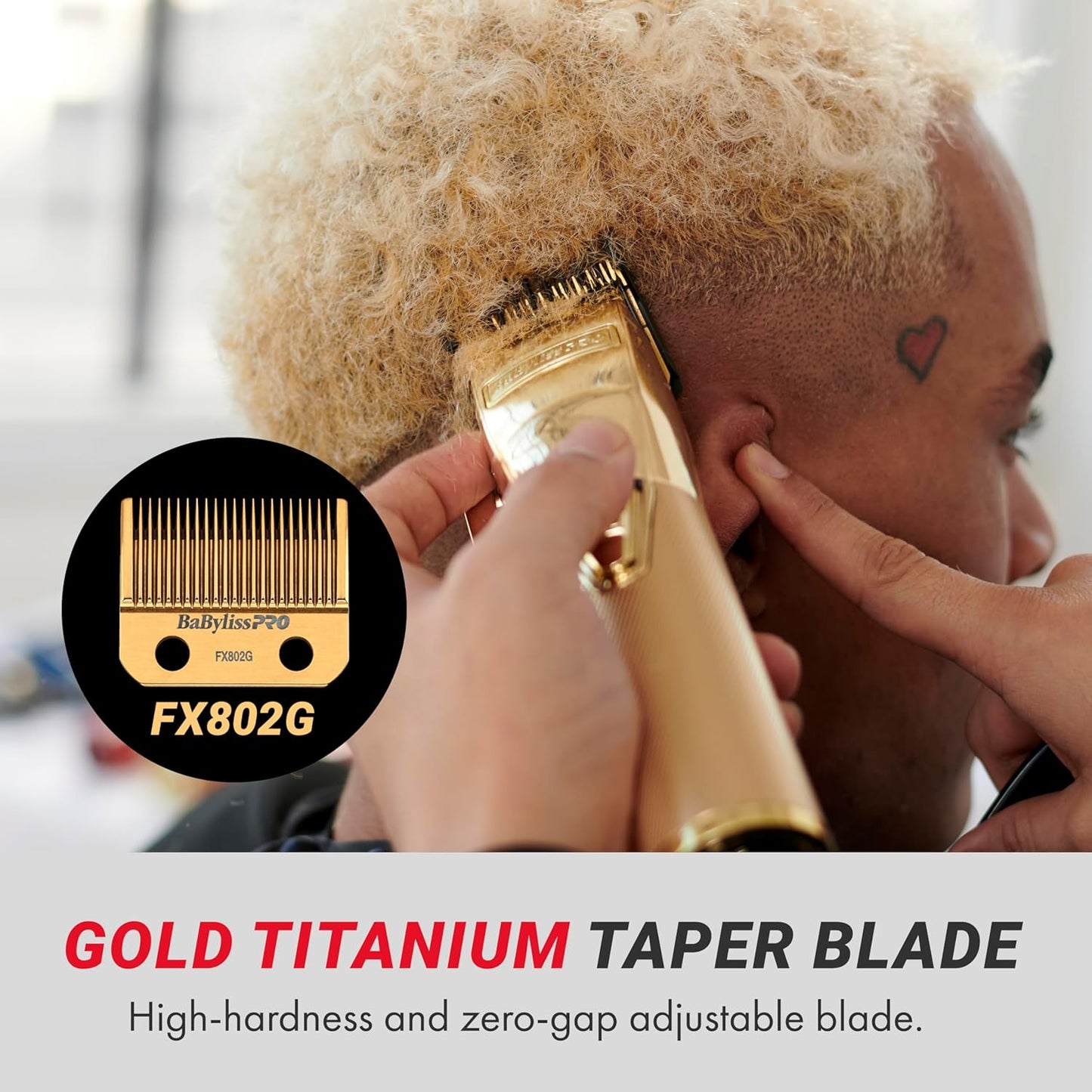 BaBylissPRO FX+ Professional Hair Clippers - Cord/Cordless, All Metal, 3-Hour Lithium Battery Runtime