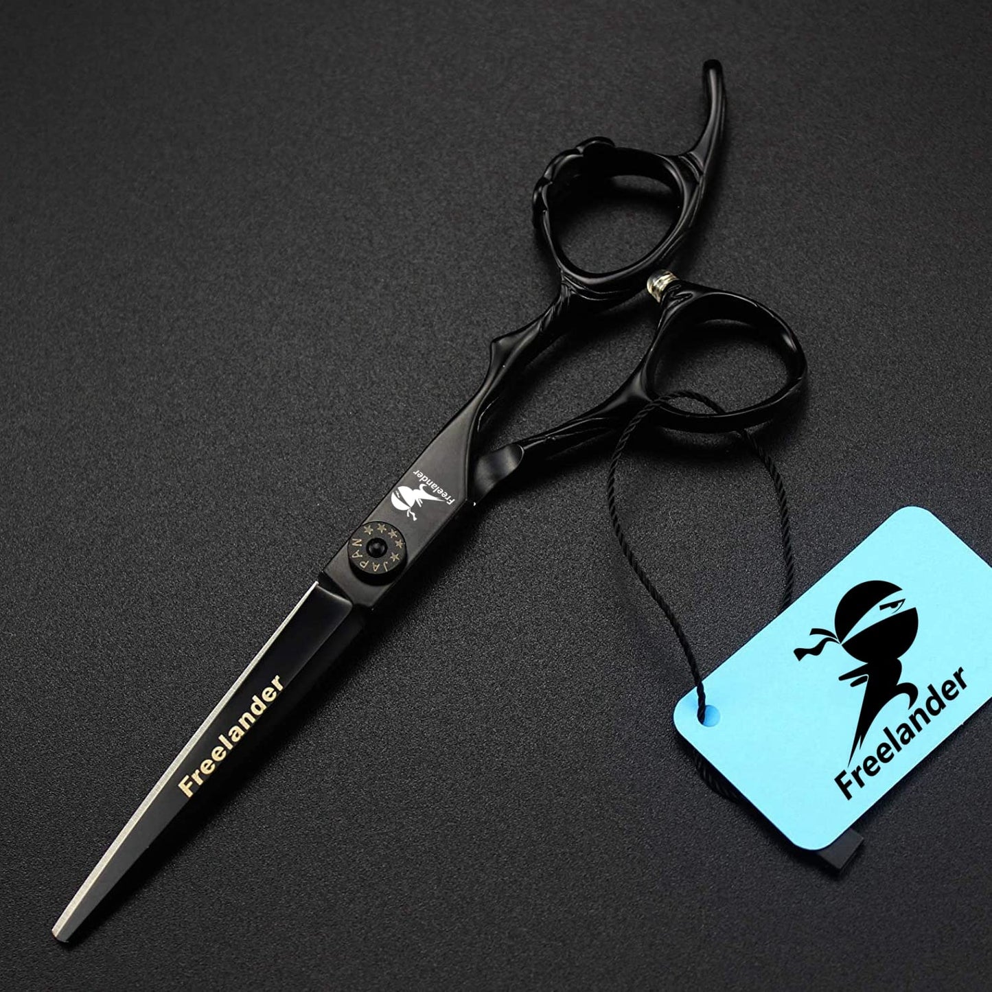 Professional Hair Cutting Scissors - 6.0 Inch Japan 440C Shears for Blending, Thinning & Texturizing