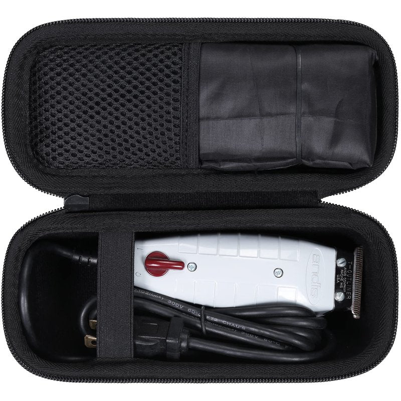 Aenllosi Hard Case Replacement for Andis 04710/04603/04775 Go Professional Outliner II Square Blade Trimmer (only case) Black