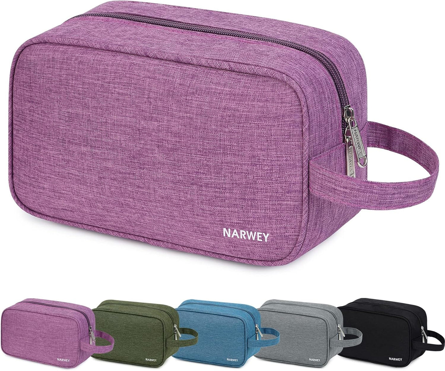 Travel Toiletry Bag for Women & Men | Dopp Kit for Cosmetics & Toiletries - Navy Blue
