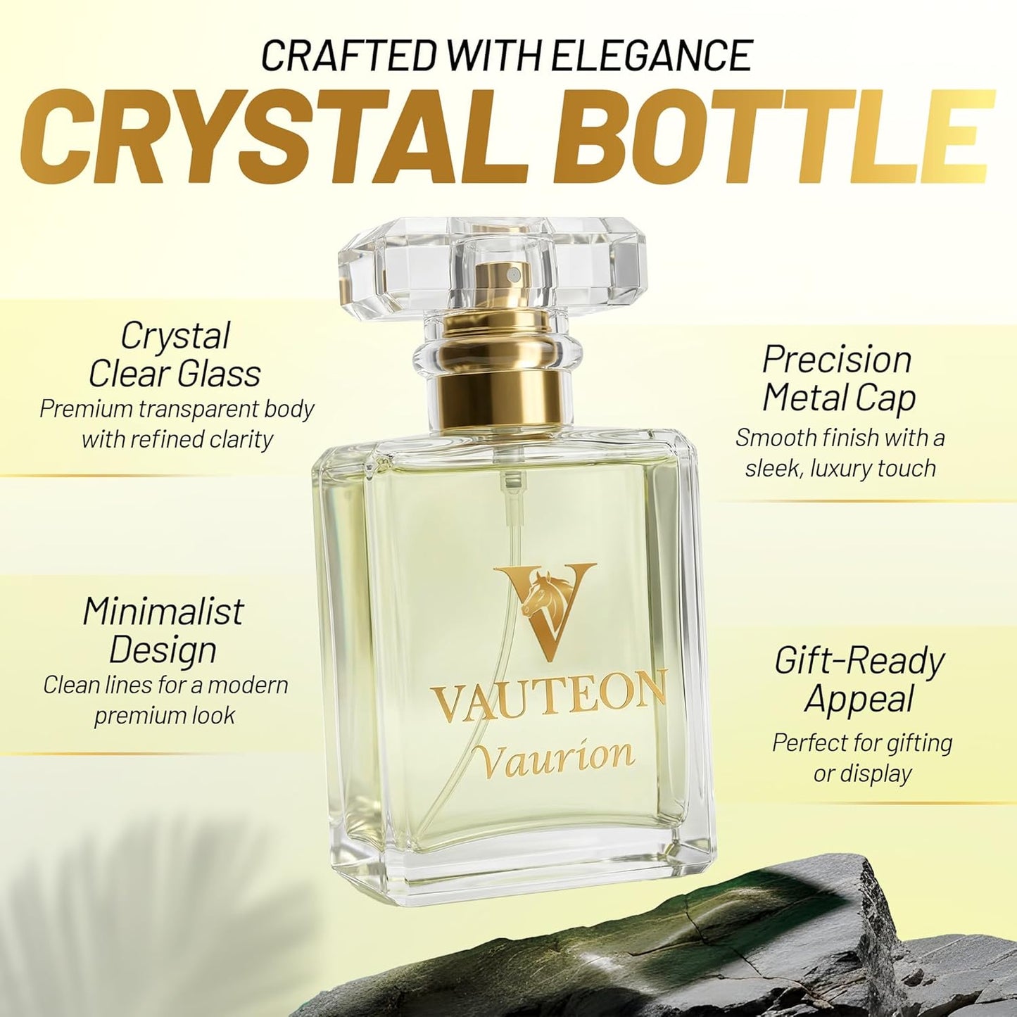 Vaurion Perfume - Fresh Woody Unisex Fragrance with Bergamot & Vanilla | 1.7 oz (50 ml)