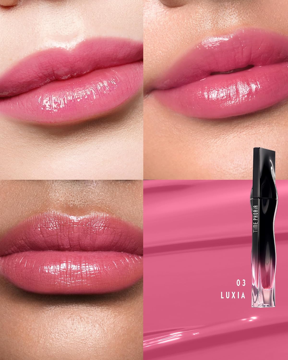 Stellar Dust Lip Stain 03 - Transfer-Proof Smudge-Proof Lip Gloss | Cool Tone Pink, Hydrating & Long-Lasting