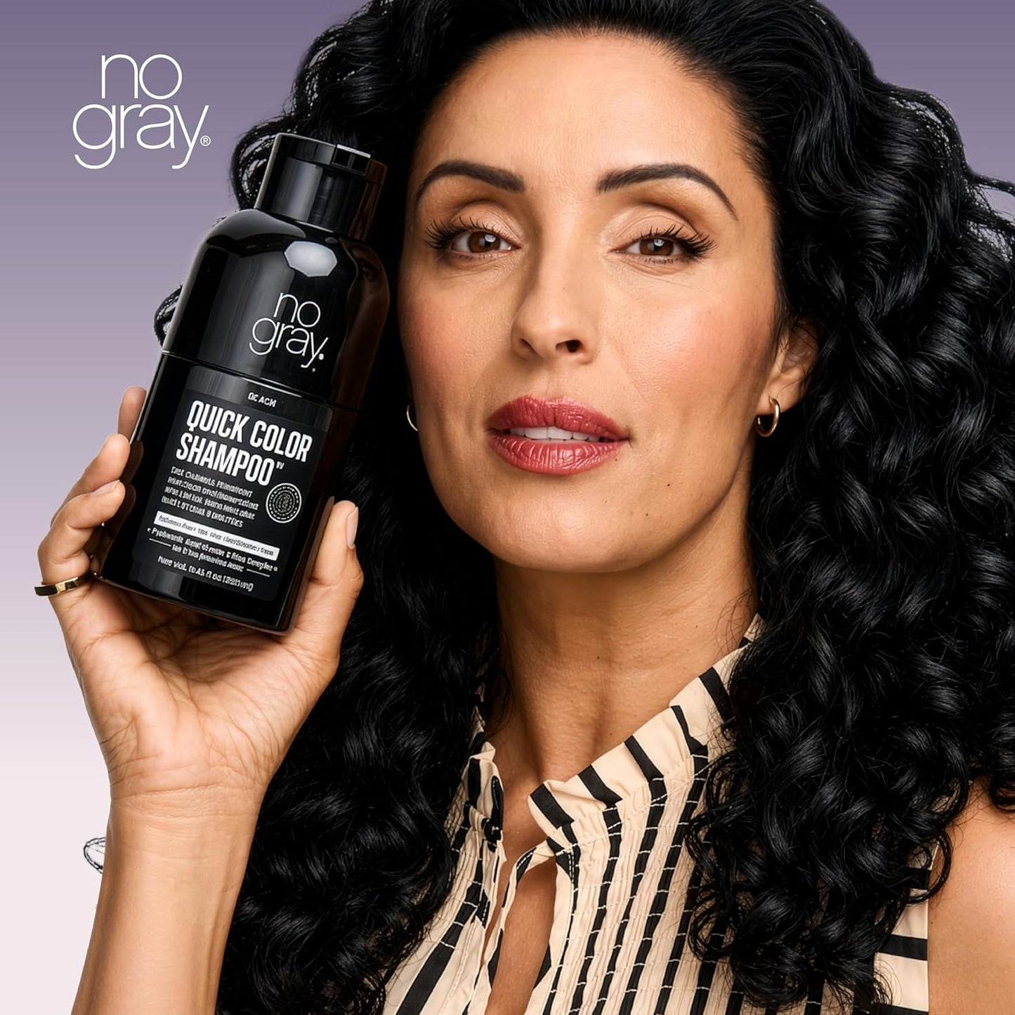 Permanent Hair Color Shampoo - No Gray Quick Formula, Black | 8.45 oz