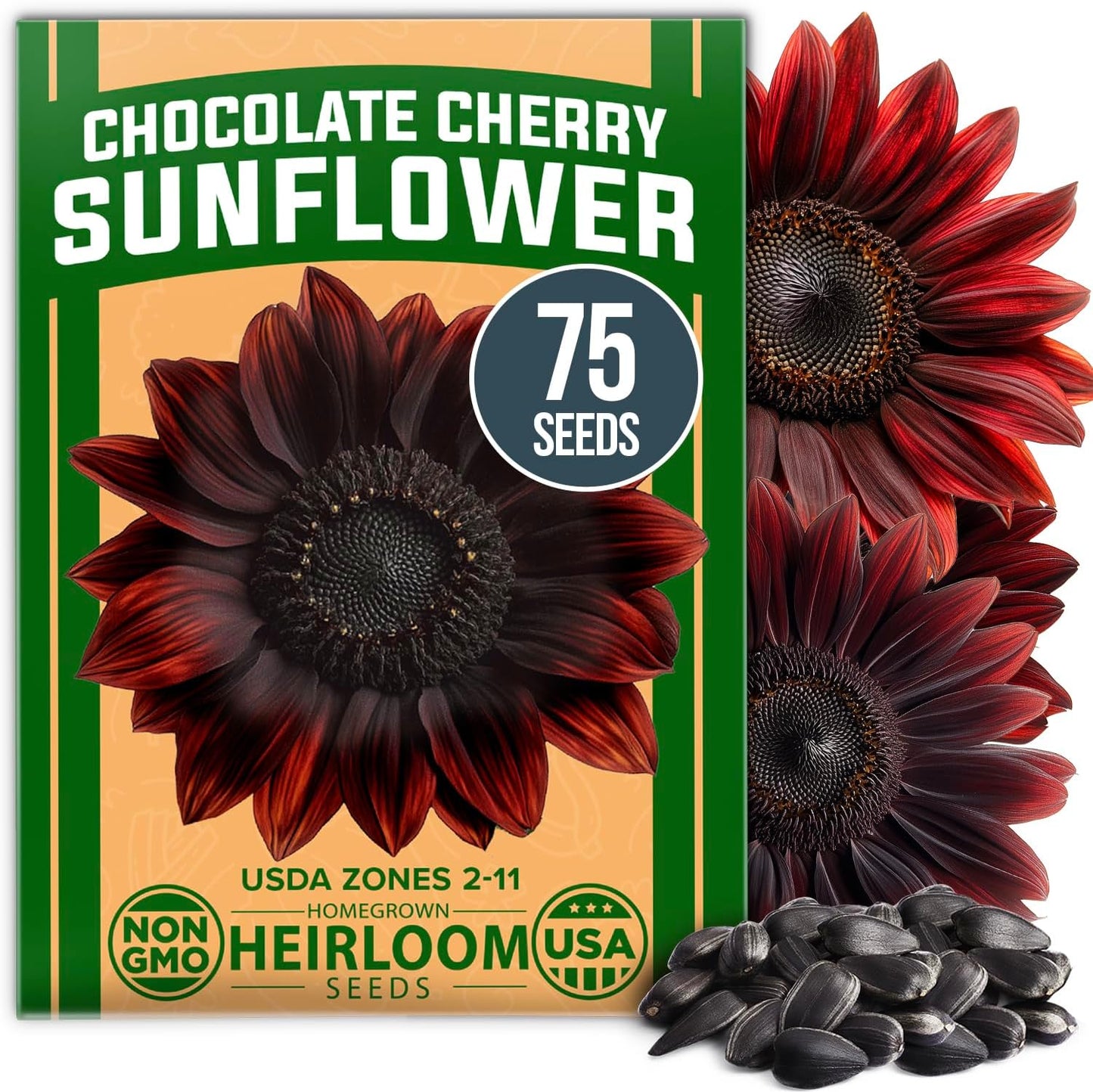 Zinnia Dahlia Seeds Pack - Non-GMO 524 Flower Seeds for Vibrant Pollinator Gardens | Easy-to-Grow Outdoor Blooms