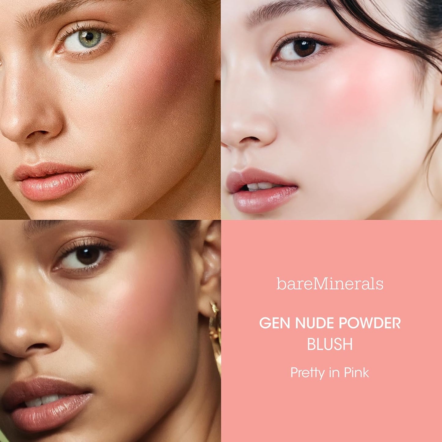 bareMinerals Gen Nude Powder Blush - Mineral-Based Blush for All-Day Wear | Buildable Matte Finish, Talc-Free, Vegan