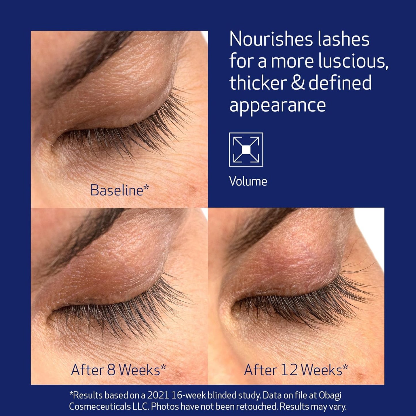 Obagi Eyelash Enhancing Serum - Nourishing Biotin Formula for Thicker, Defined Lashes | 0.5 oz
