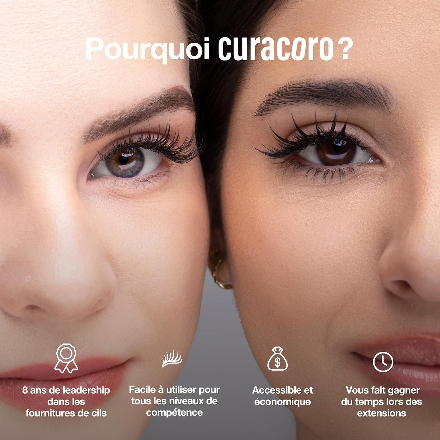 Promade Lash Fans - 8D-0.05 D Curl, 11mm Length, Handmade Volume Eyelashes for Professional Use