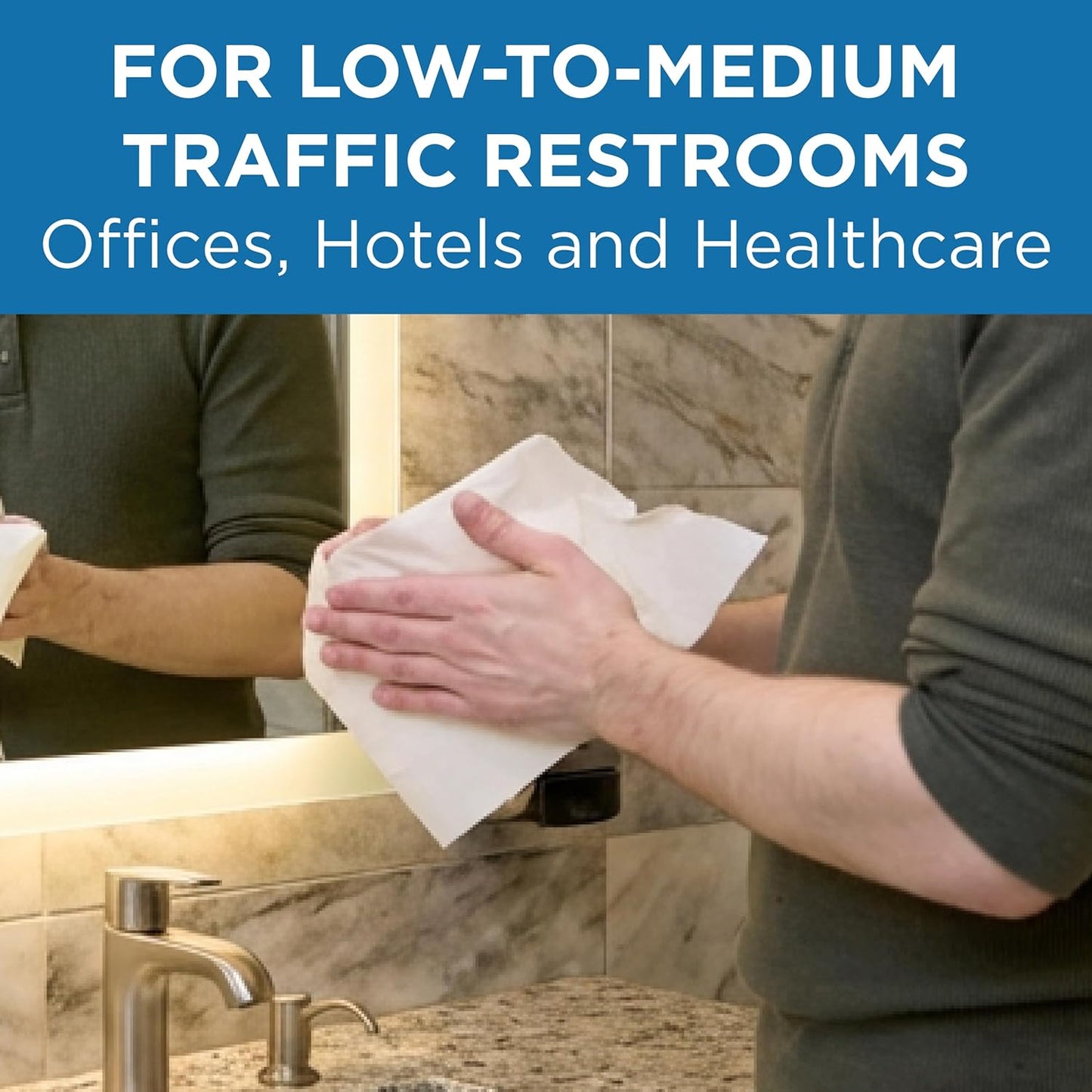 Premium 2-Ply Paper Towels - Pacific Blue Select Multifold, White | 125 Towels/Pack, 16 Packs/Case