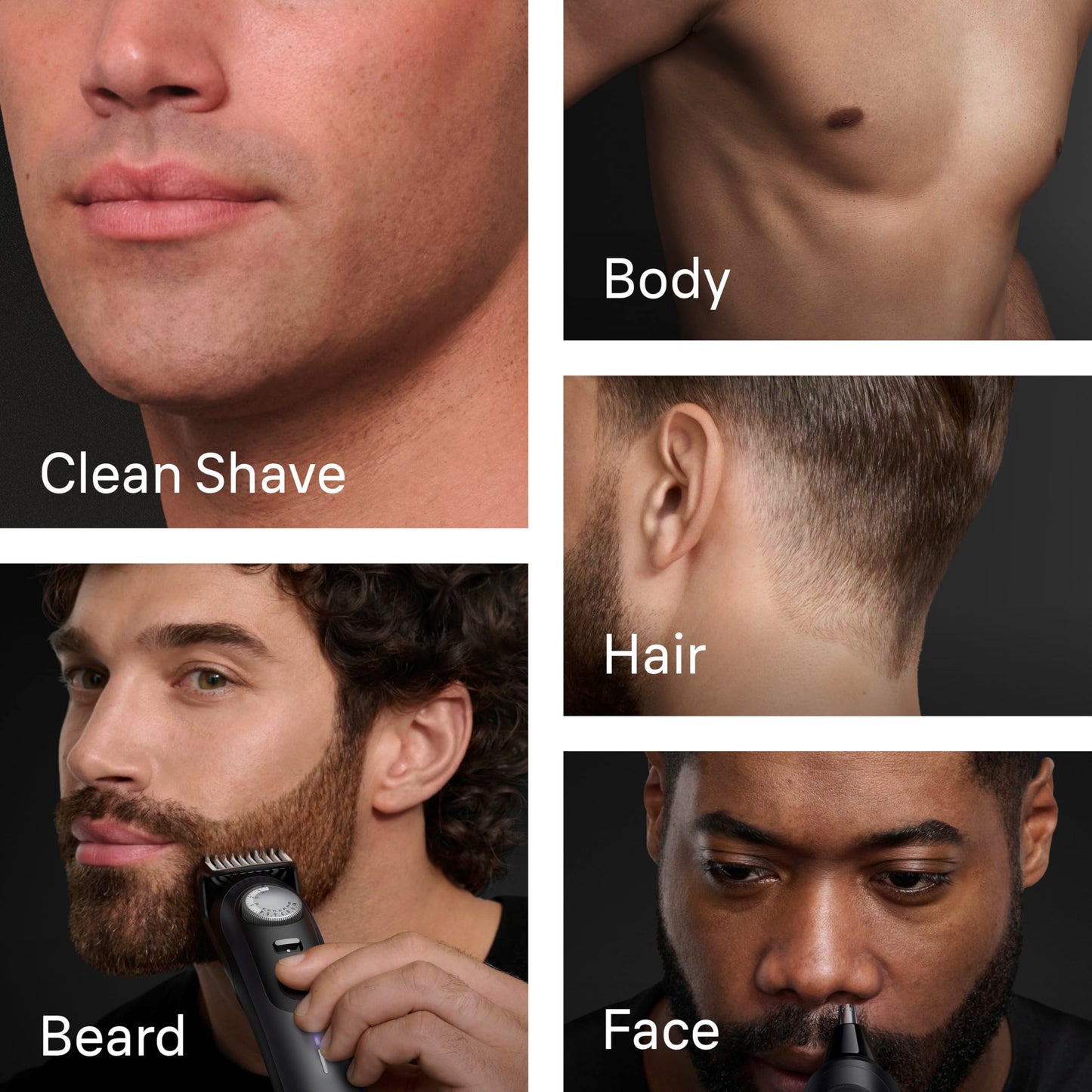Braun Series 9 PRO All-in-One Beard & Body Grooming Kit for Men, Cordless Trimmer, Hair Clippers & Shaver for Face, Hair & Body with Gillette Labs Razor, AIO 9555