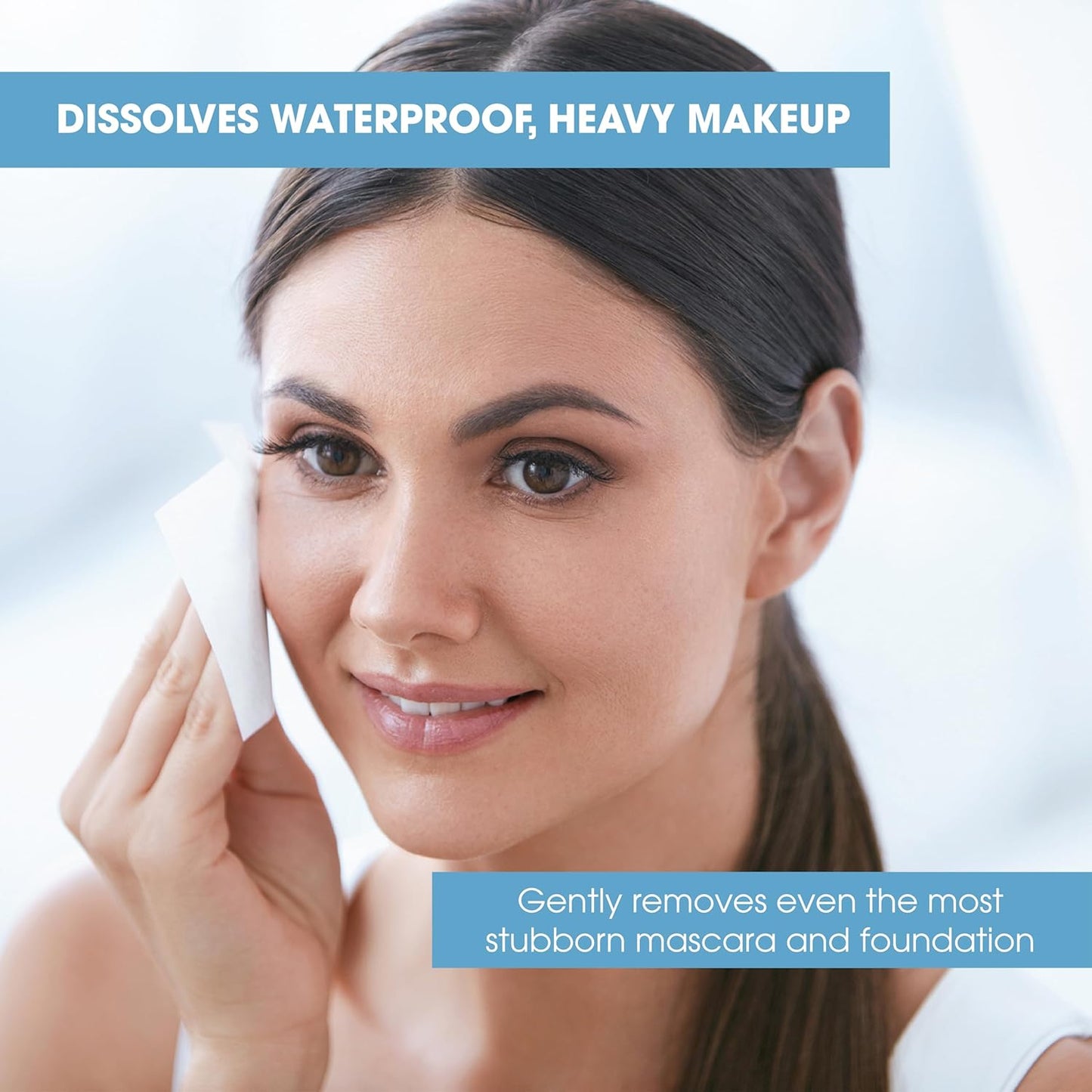 Diamond Wipes Makeup Remover Wipes - Alcohol-Free Facial Cleansing with Vitamin E | 50 Count Pack
