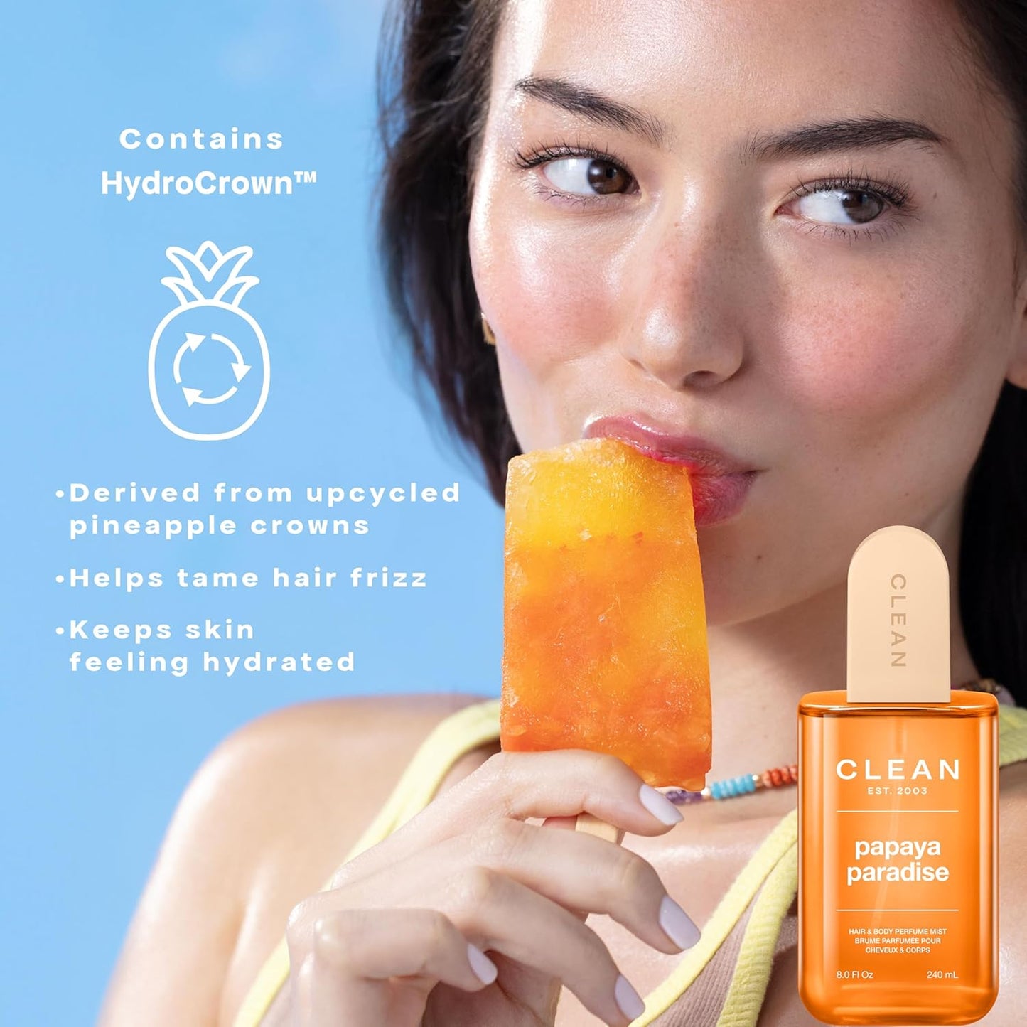 CLEAN Hair And Body Fragrance Mist - Hydrating Scent Spray, Long-Lasting Gourmand Aroma | Lightweight Vegan Formula
