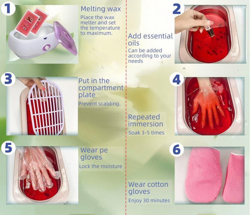 5L Paraffin Wax Machine for Hands & Feet – Smart Warmer with Rapid Heating – At-Home Kit for Arthritis Relief & Dry Skin Moisturizing