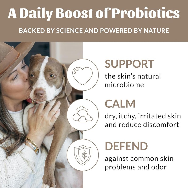 Skout's Honor Probiotic Pet Detangler Spray - Hydrating Avocado Oil Formula | 8oz for Soft, Brushable Coats