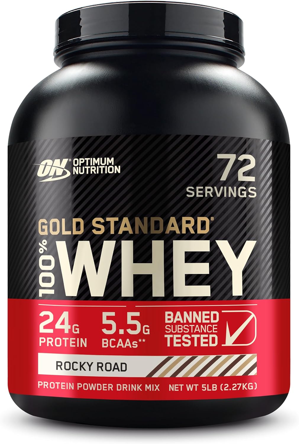Optimum Nutrition Whey Protein Powder - Double Rich Chocolate Flavor | 1.98 lb Size