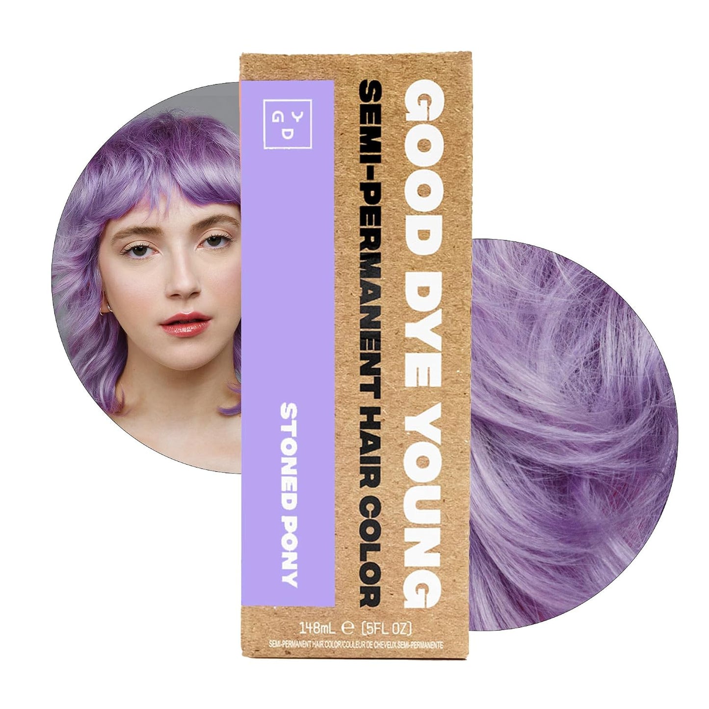 Good Dye Young Semi-Permanent Hair Color - Vegan Pink Hair Dye for Non-Damaging Color | 5 FL OZ, Lasts Up to 24 Washes
