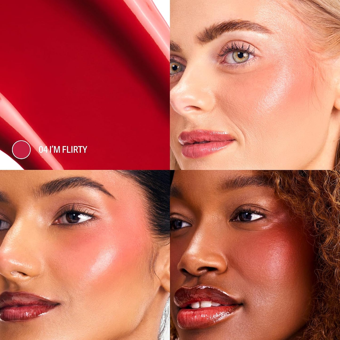 Sacheu Cheek Liquid Blush - High Pigment, Buildable Cream Formula for Radiant Cheeks | Long-Lasting, Flirty Shade