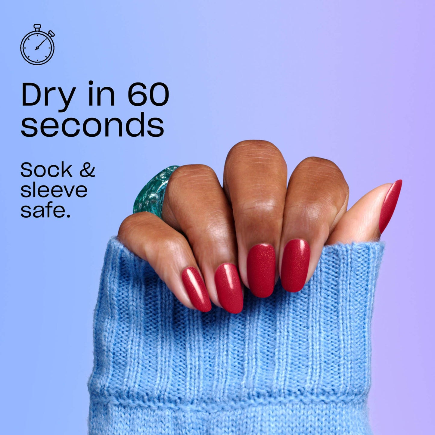 OPI RapiDry What a Winterful World | Opaque Cool Dark Teal Crème Quick Dry Nail Polish | Vegan, Smudge Proof, Fast Drying | Snow Time to Waste | Holiday 2025