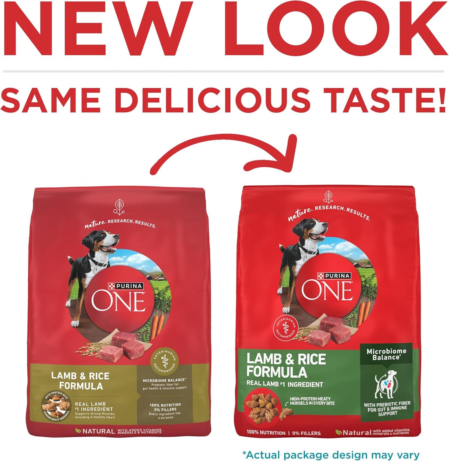 Purina ONE Dry Dog Food - Lamb & Rice Formula | 31.1 lb. Bag