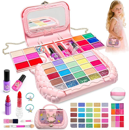 Kids Makeup Kit for Girls 5-12 | Real Washable Makeup Set - Perfect Birthday & Christmas Gift