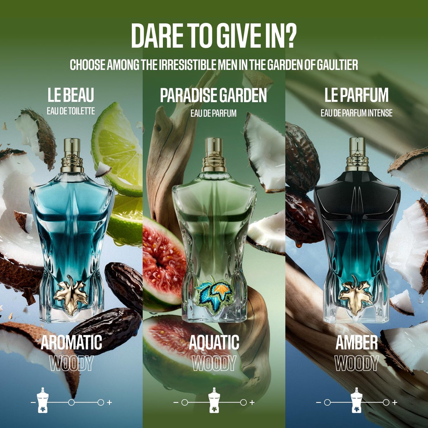 Jean Paul Gaultier Le Beau Paradise Garden | Men's Fragrance with Citrus Notes