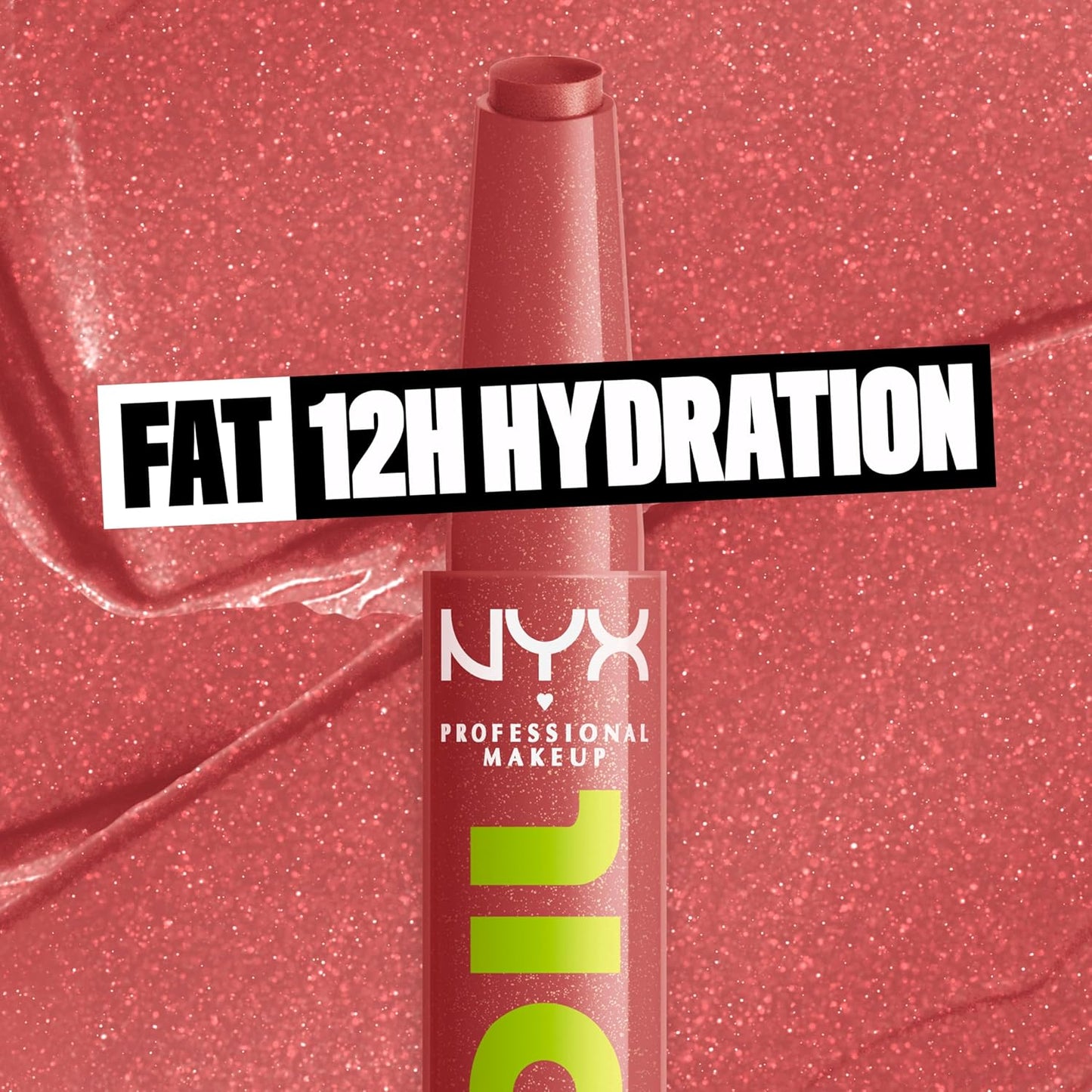 NYX Professional Makeup Fat Oil Slick Click | Lightweight, Buildable Vegan Lip Balm - Richly Pigmented, No Filter Needed