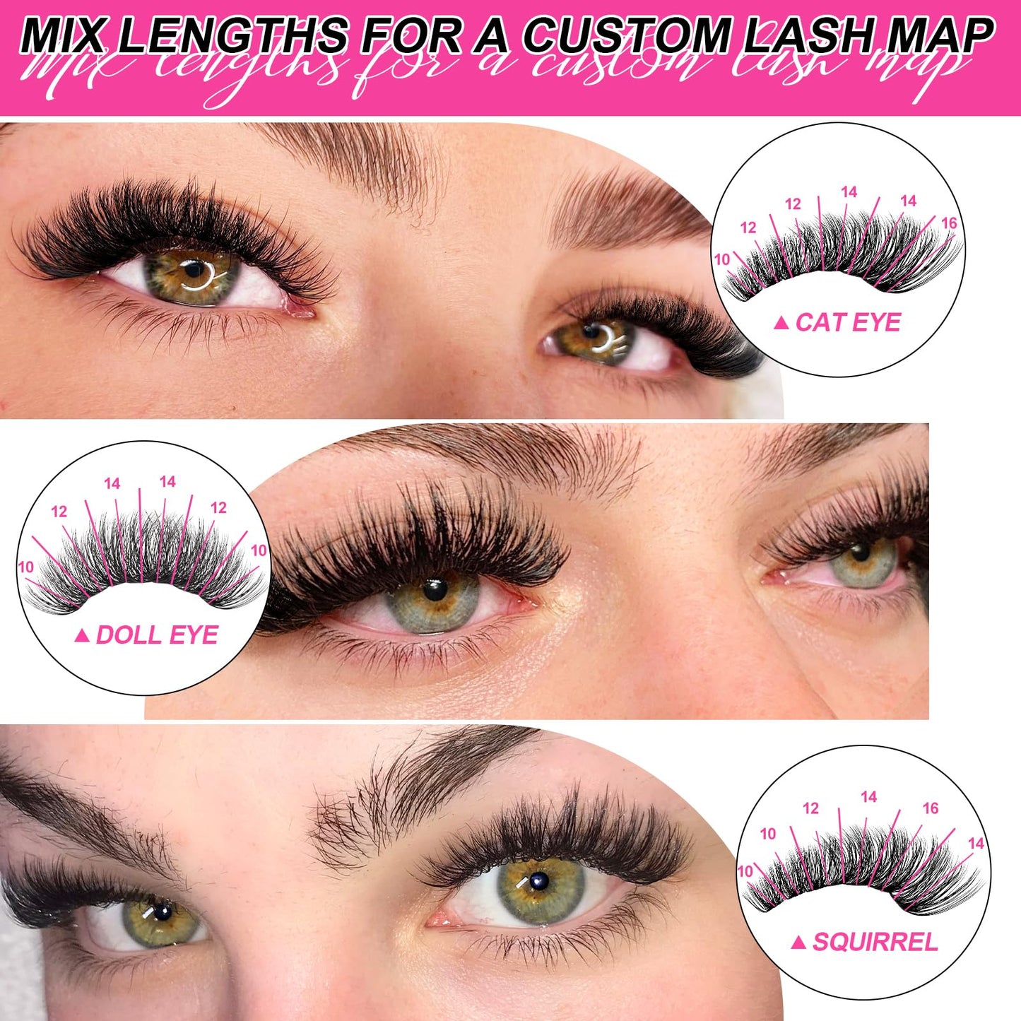 MilyBest Lash Clusters Kit Wispy Eyelash Clusters Lashes 60D 80D Natural DIY Lash Extension Kit 10-18mm Cluster Eyelash Extensions D Curl Individual Lashes Clusters Kit (with Lash Glue, Tweezer)