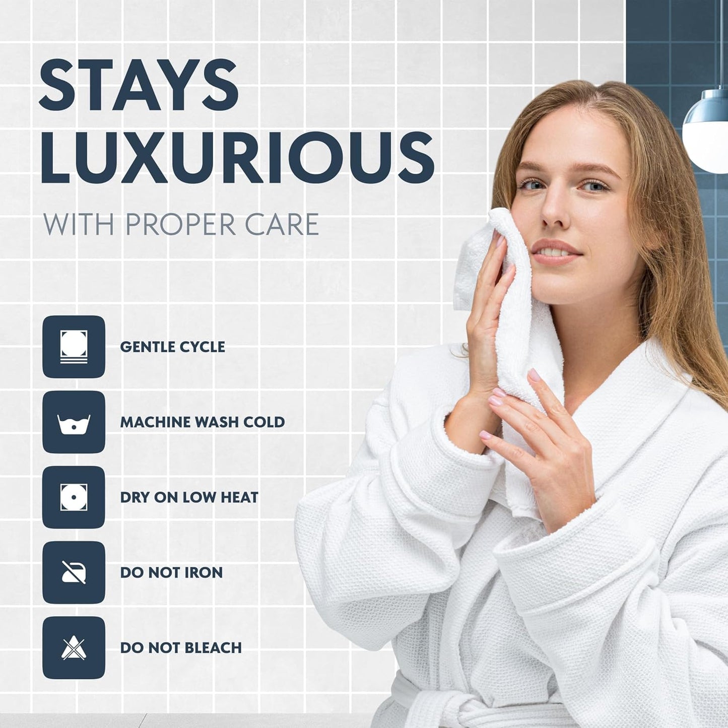 Luxury Cotton Washcloths - Soft 650 GSM Turkish Cotton | 13x13 Inch | 12 Pack for Spa & Bathroom Use