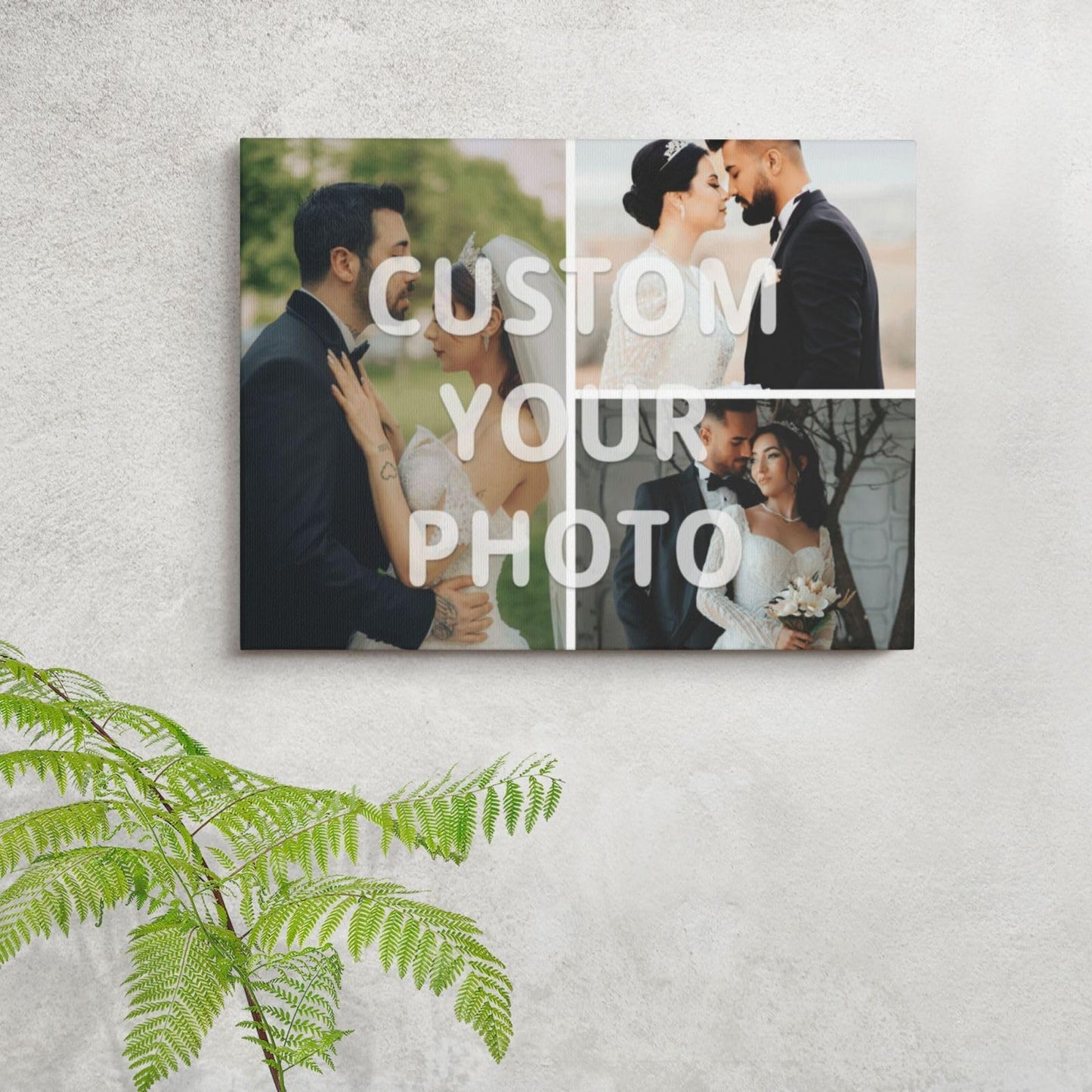Byxhuc Horizontal 30x40cm Picture Canvas Customized, Picture for Living Room Walls, Fotos Personalizadas Para Pared, Personalized Canvas Wall Art Prints, Custom Family Wall Art, Large Custom Gifts