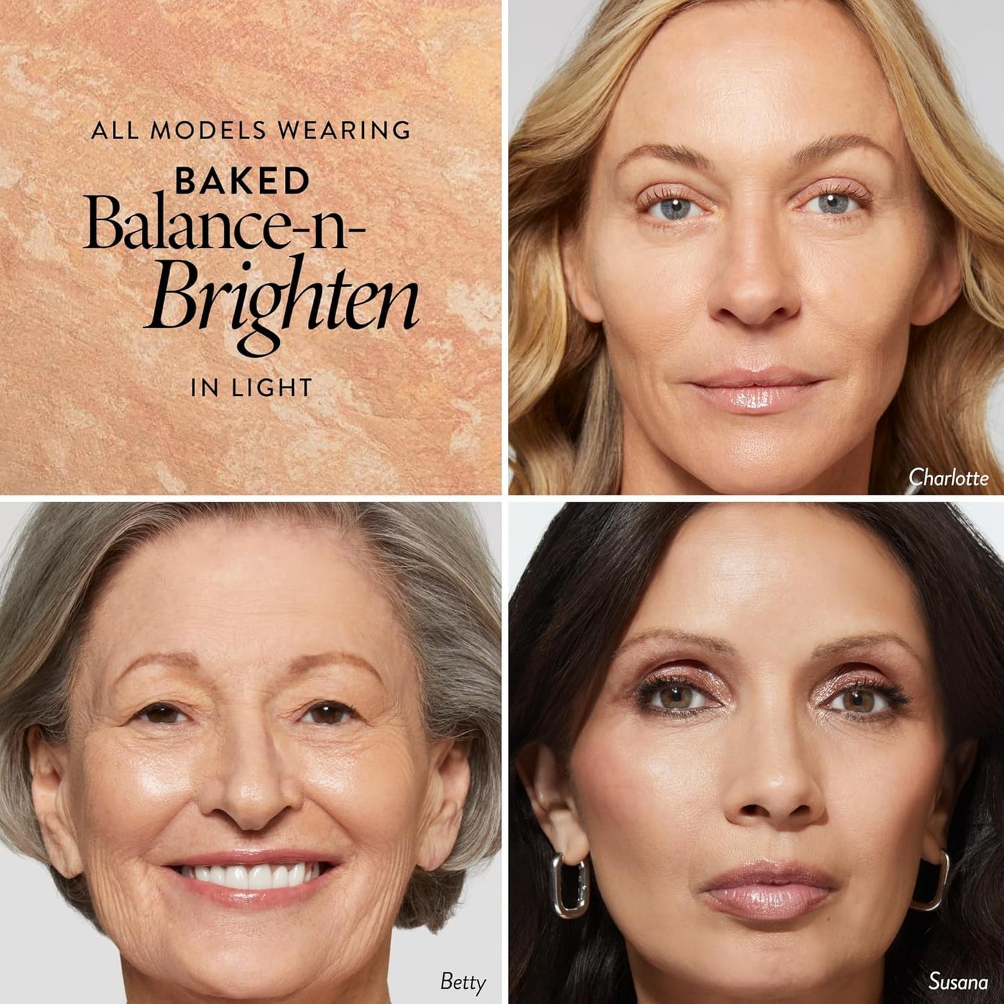 Baked Balance-n-Brighten Foundation Makeup Set - Tan with Kabuki Brush