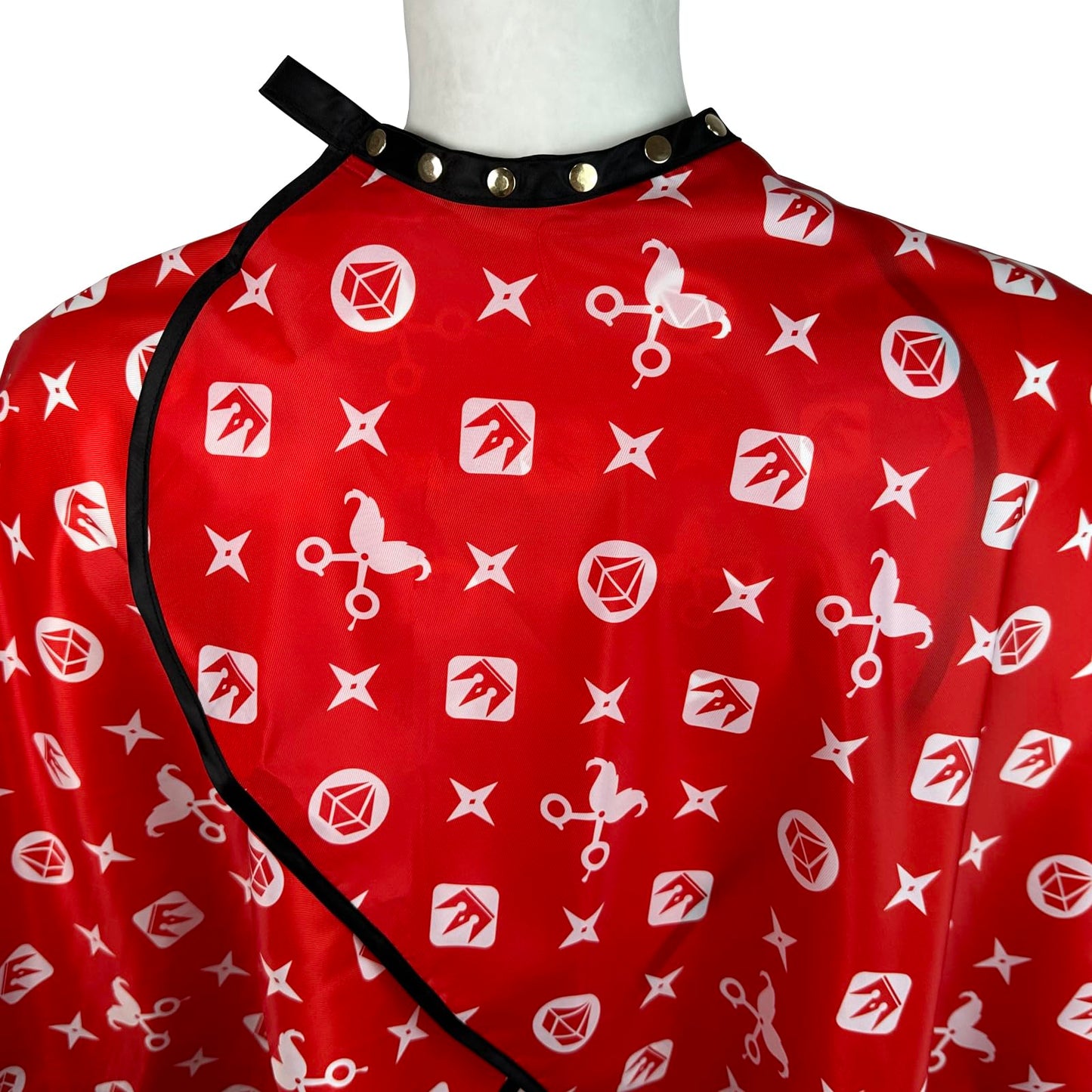 Barber Capes for Men Professional Haircut Capes with Snaps Salon Capes for Stylist -63"*56"(Red)