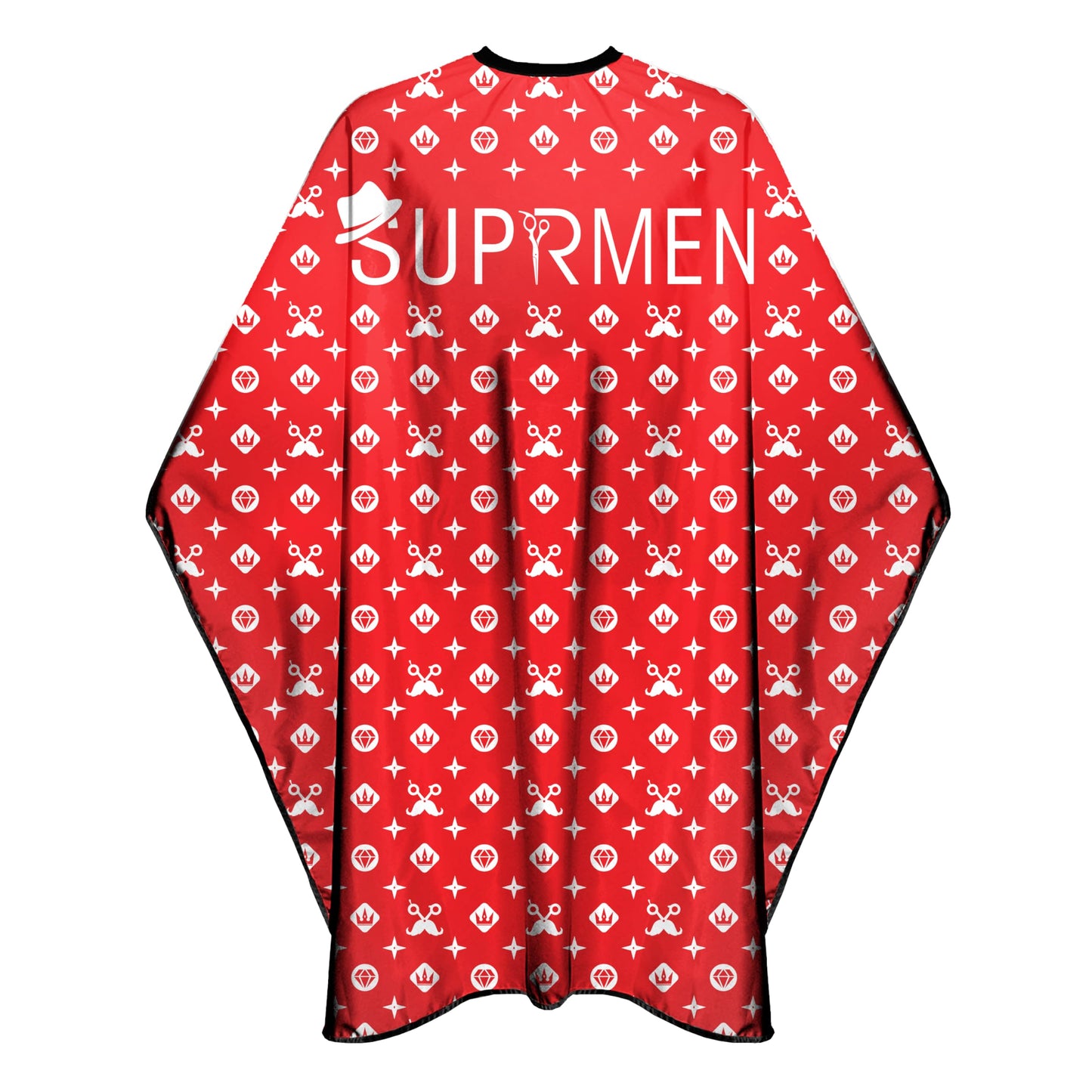Barber Capes for Men Professional Haircut Capes with Snaps Salon Capes for Stylist -63"*56"(Red)