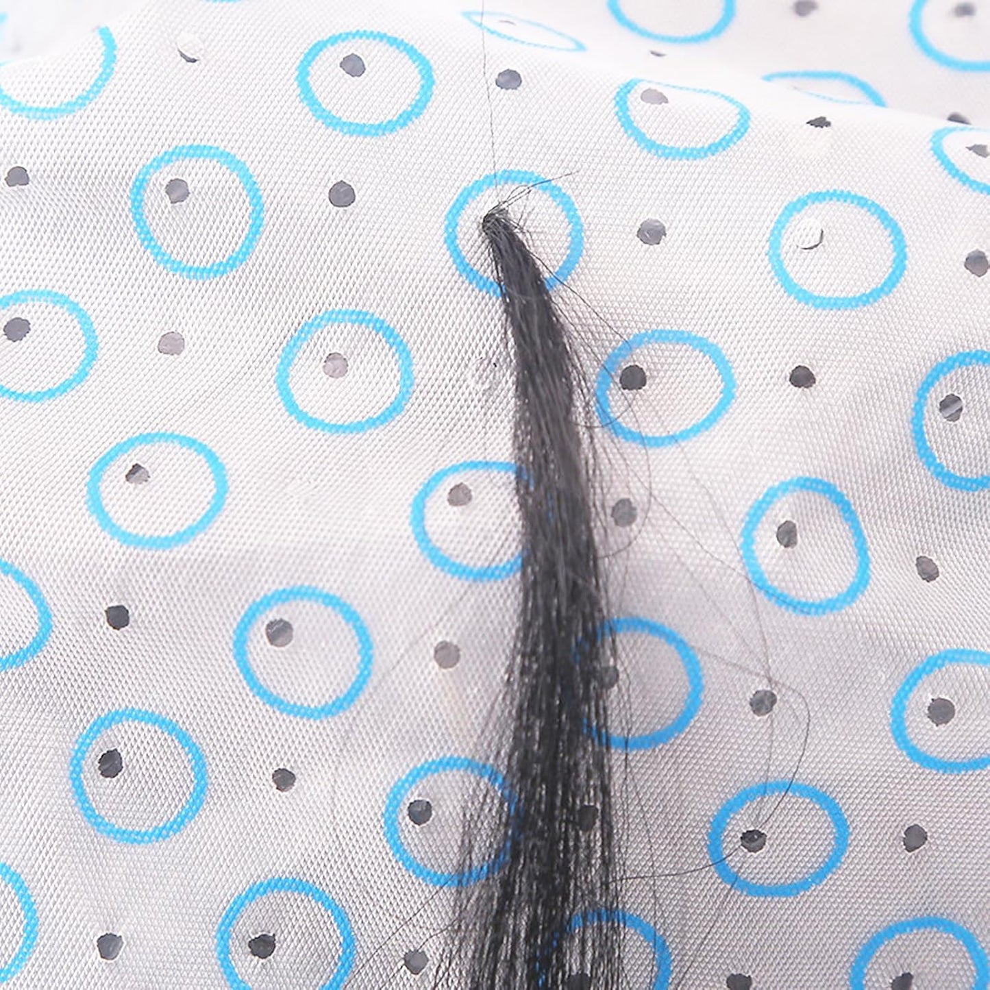 Hair Highlighting Caps - 6 Disposable Dye Caps with Crochet Needles for Salon & Home Use | Tipping Supplies