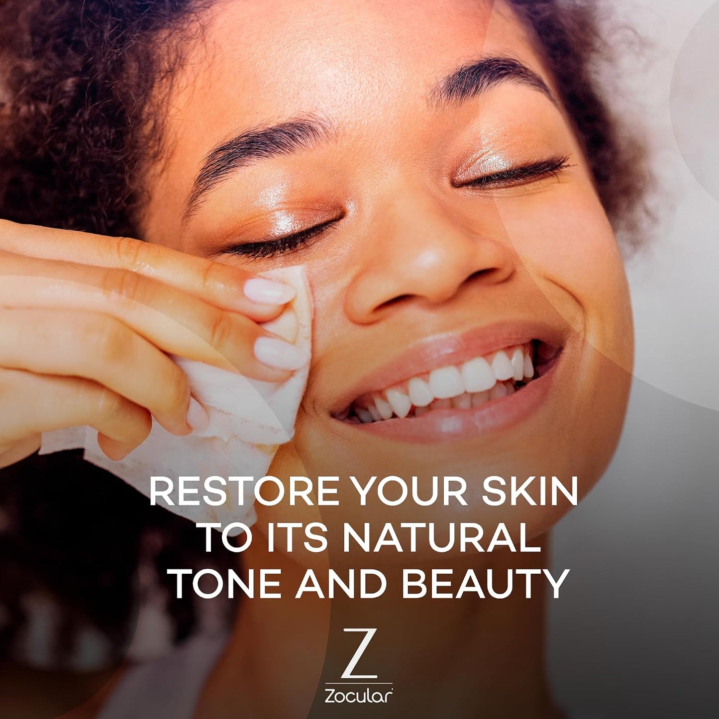 Zocular Face Wipes - Moisturizing Makeup Removal & Gentle Exfoliation with Natural Okra Complex | 30 Count