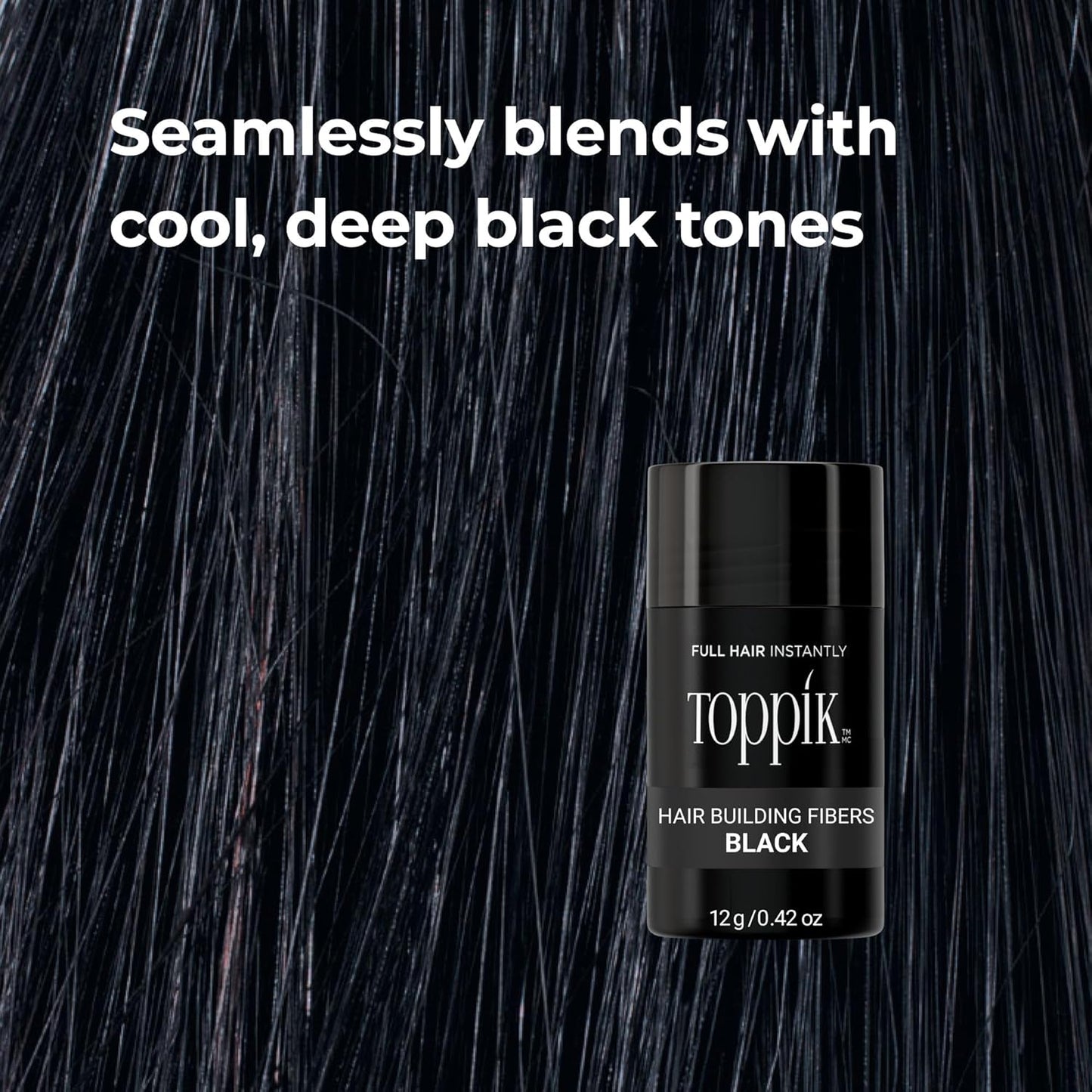 Toppik Hair Building Fibers - Instantly Thicker & Fuller Hair | 9 Shades, 4 Sizes Available