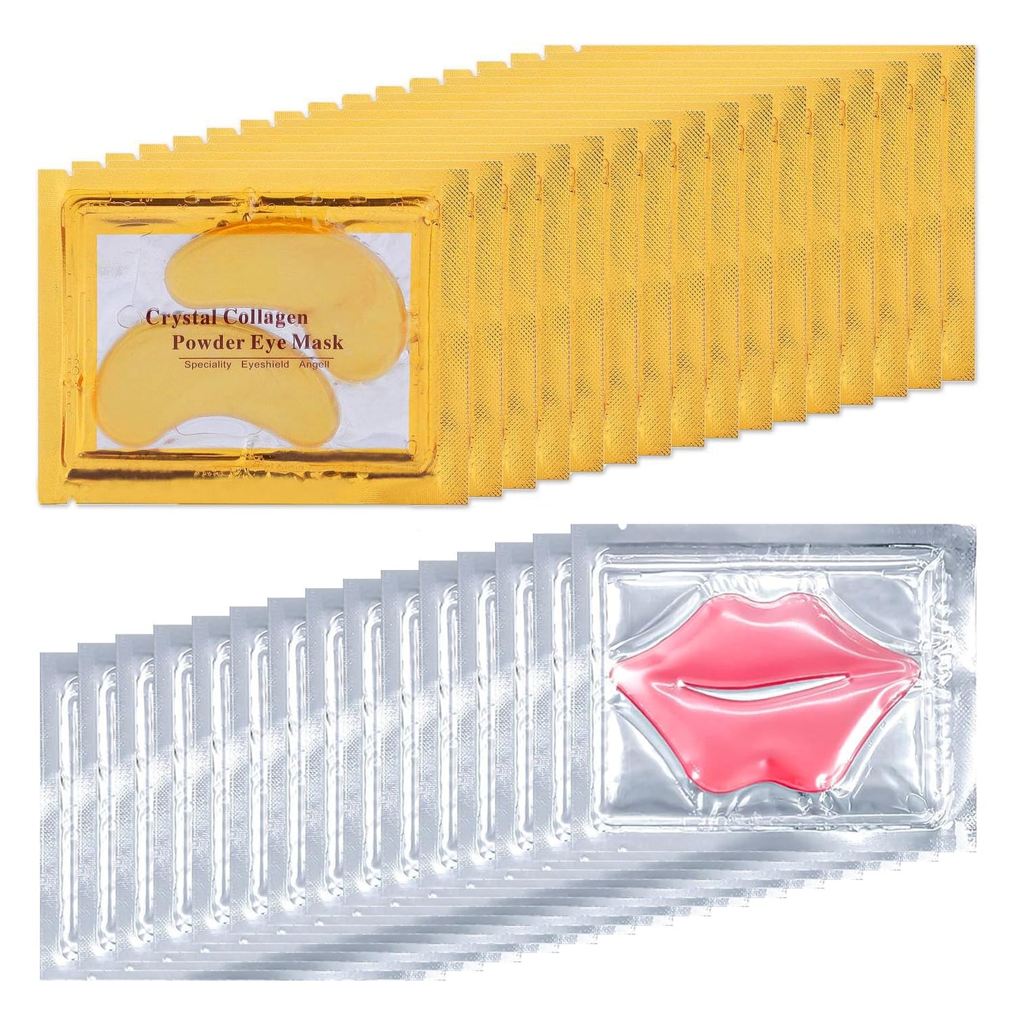 Eakroo 30 Pairs Lip Mask and Eye Mask, Hangover Kit Supplies, Hangover Kit, Hangover Patches, Sleepover Party Supplies for Girls, Sleep Patches for Adults, Hangover Relief, Bridesmaid Proposal Gifts