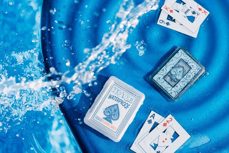 Waterproof Playing Cards - Clear Plastic Deck for Outdoor Games | Camping, Beach, Pool & Travel (1 Deck)