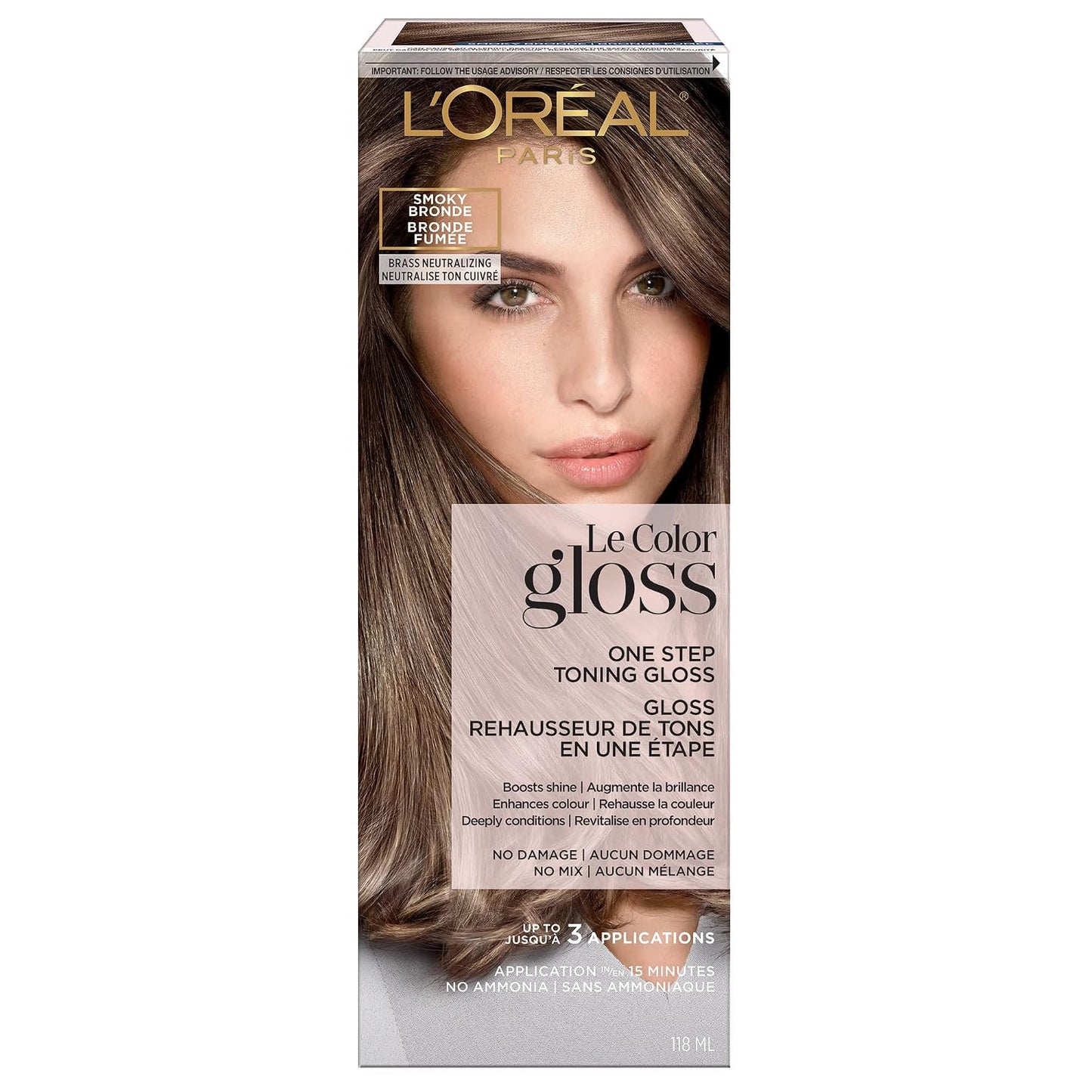L’Oréal Paris Hair Gloss - One Step Toning Treatment for Auburn Hair | 4 Ounce