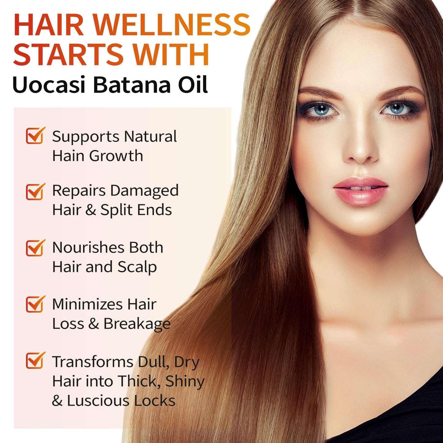 Uocasi Pure Batana Oil for Hair Growth 2-Pack, Unrefined Raw Oil to Thicken Hair, Prevent Hair Loss & Dryness – Natural Hair Strengthening Treatment, 4.04 Oz