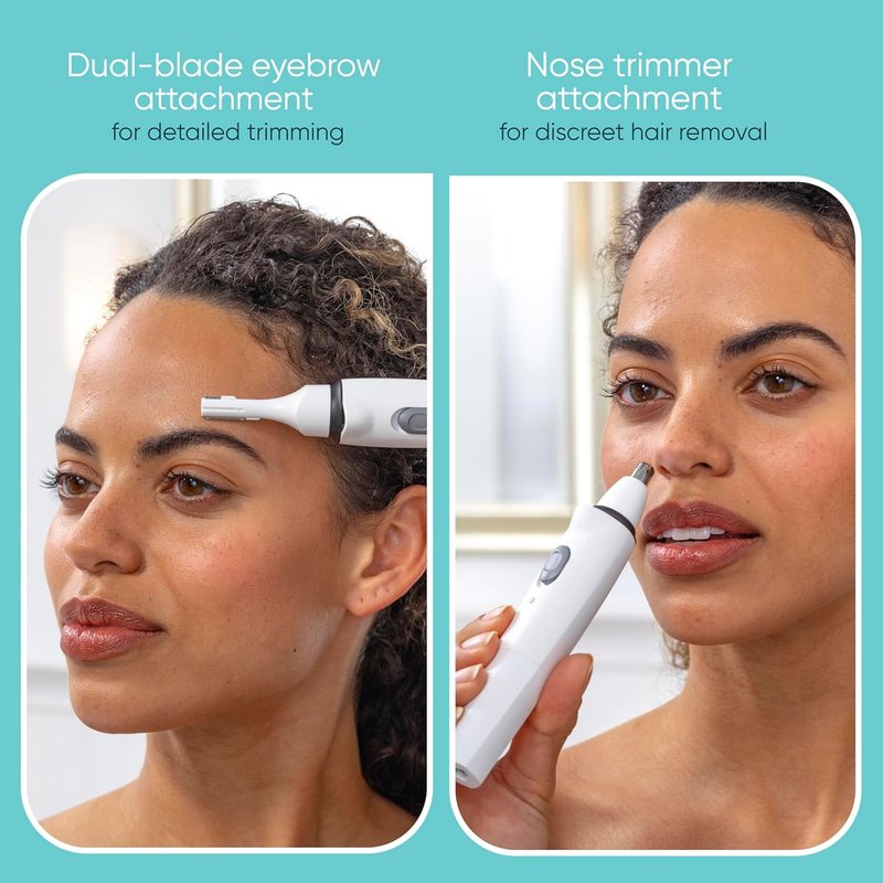 Conair GIRLBOMB All-in-One Face & Body Trimmer Set - Wet/Dry Rechargeable for Women