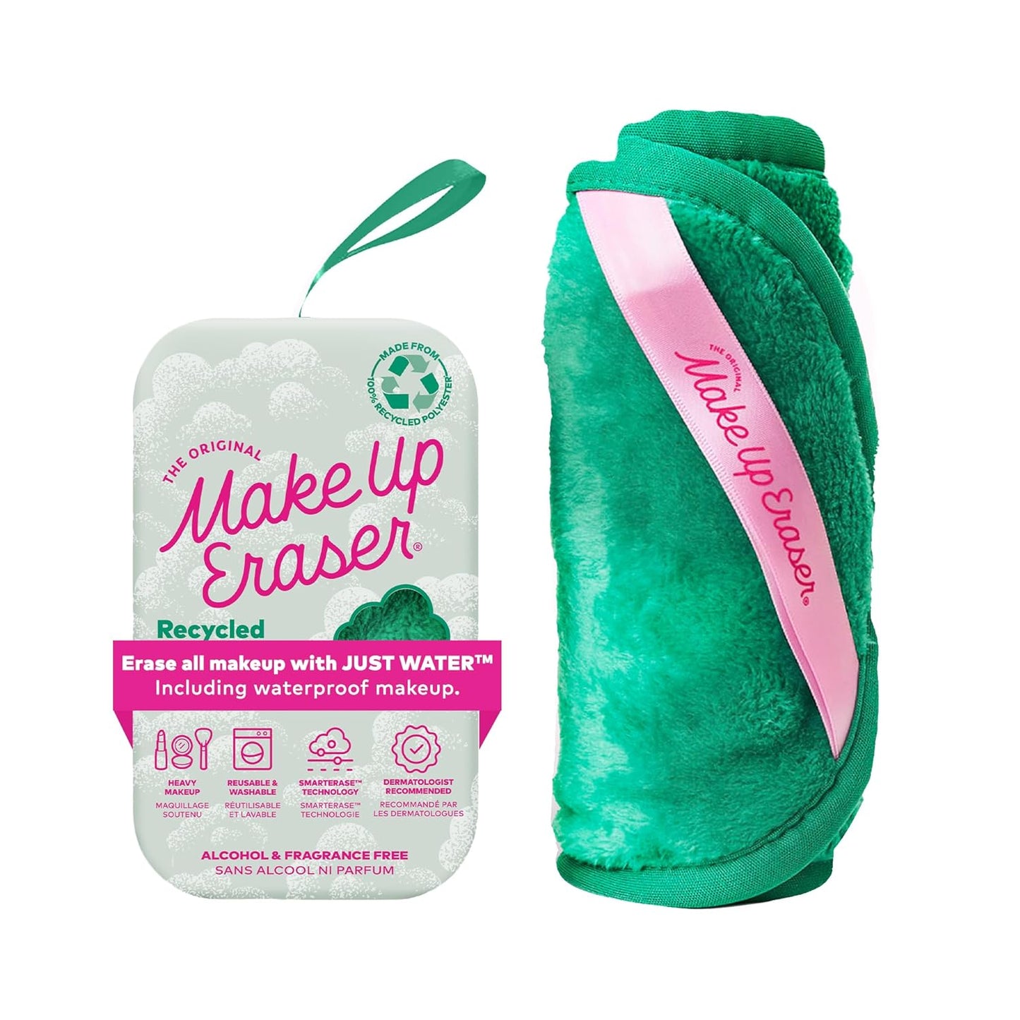MakeUp Eraser PRO - Effortlessly Remove All Makeup with Water | Green, 1ct - Waterproof Mascara & Eyeliner Friendly