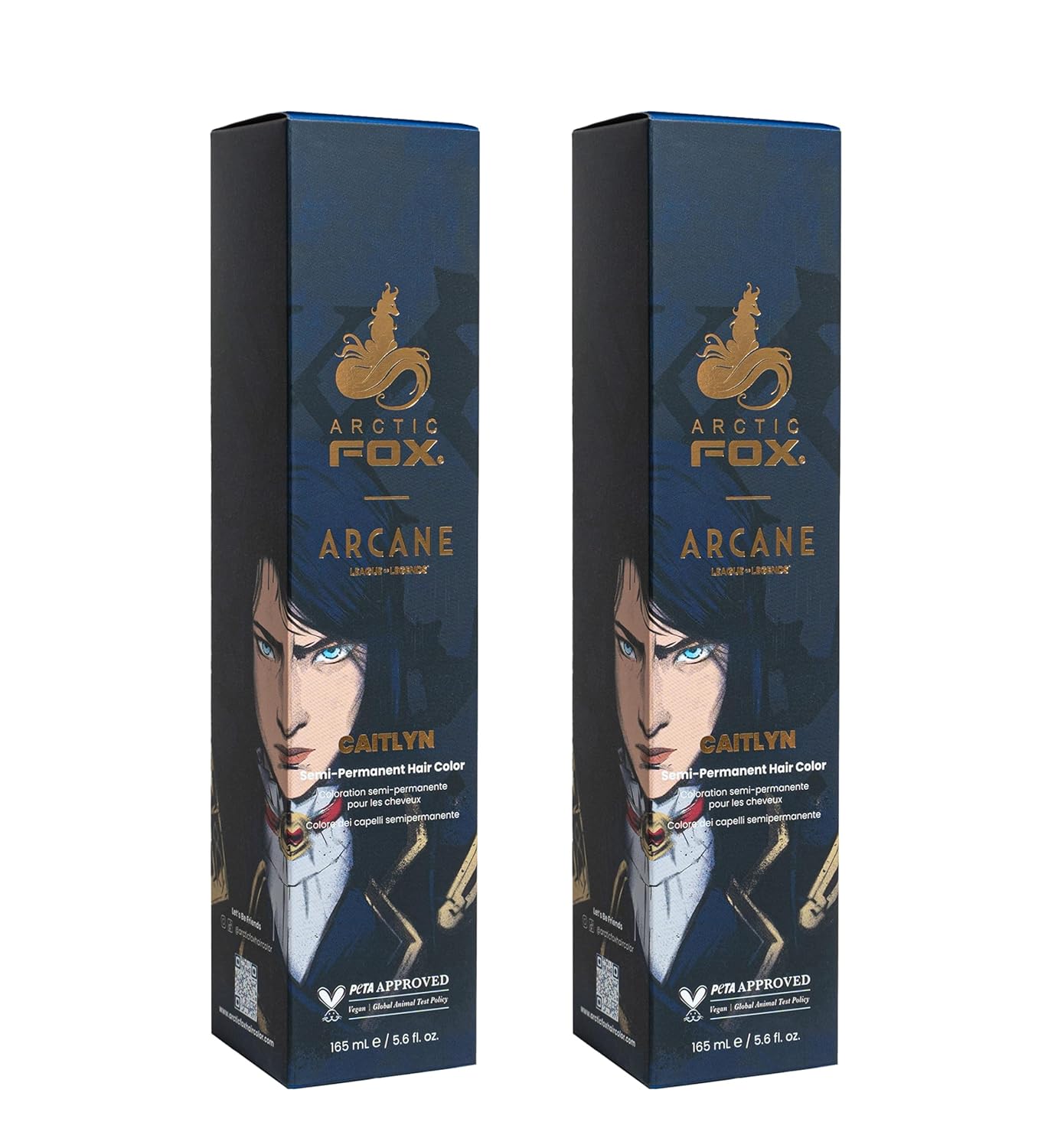 Arctic Fox Semi-Permanent Hair Dye - Vibrant Purple AF Color | Vegan, Ammonia-Free, 4 Fl Oz