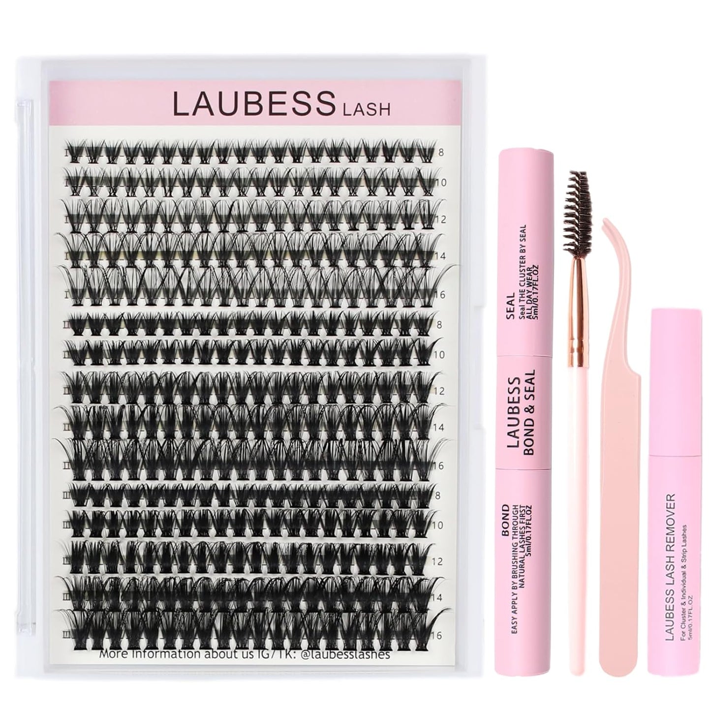 Lash Remover for Cluster Lashes - 5ml DIY Eyelash Extension Adhesive Remover for Home Use
