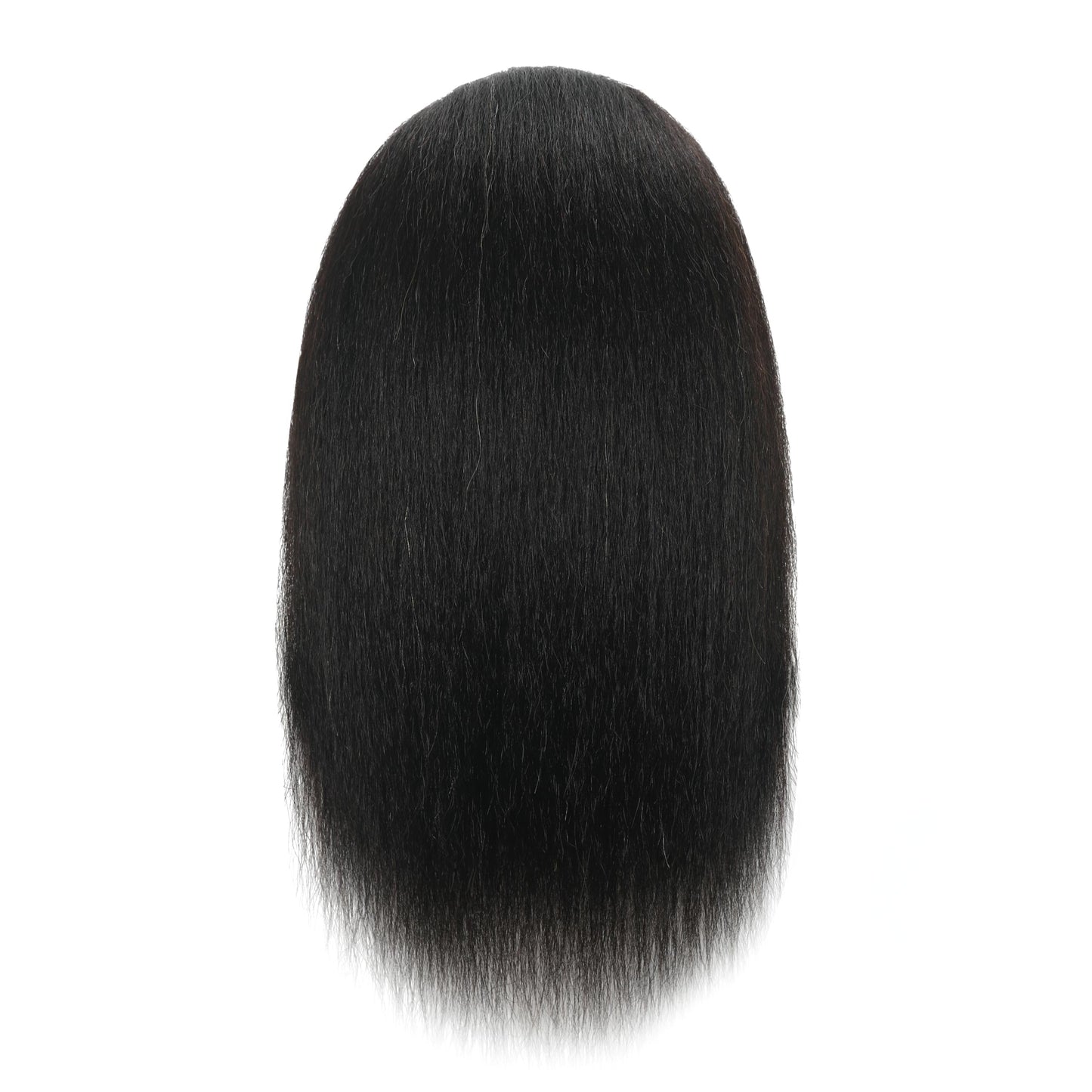 LECIPO 100% Real Human Hair Mannequin Head with Stand Manikin Cosmetology Doll Training Head for Hairdresser Practice Braiding Styling Curling Cutting Display