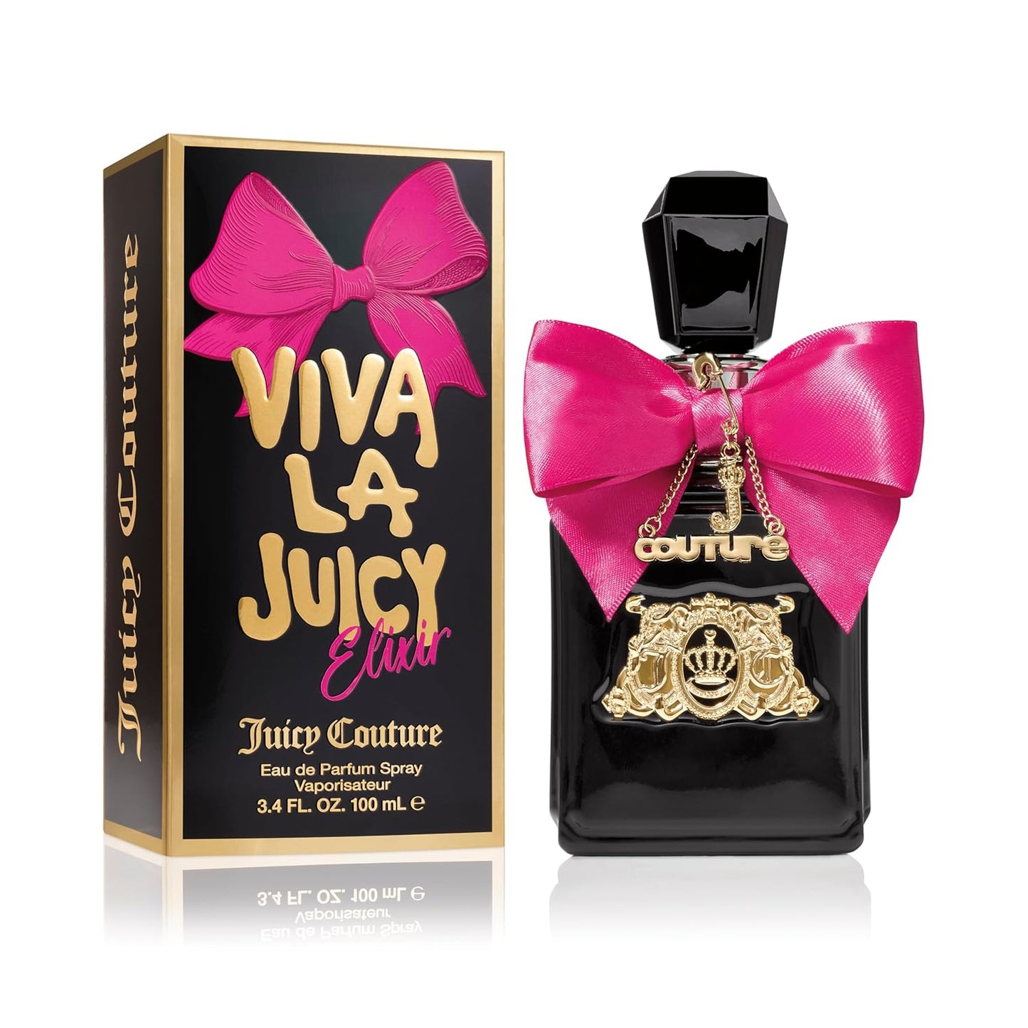 Juicy Couture Viva La Juicy Elixir Eau de Parfum - Long-Lasting Floral Amber Women's Perfume | 3.4 fl oz