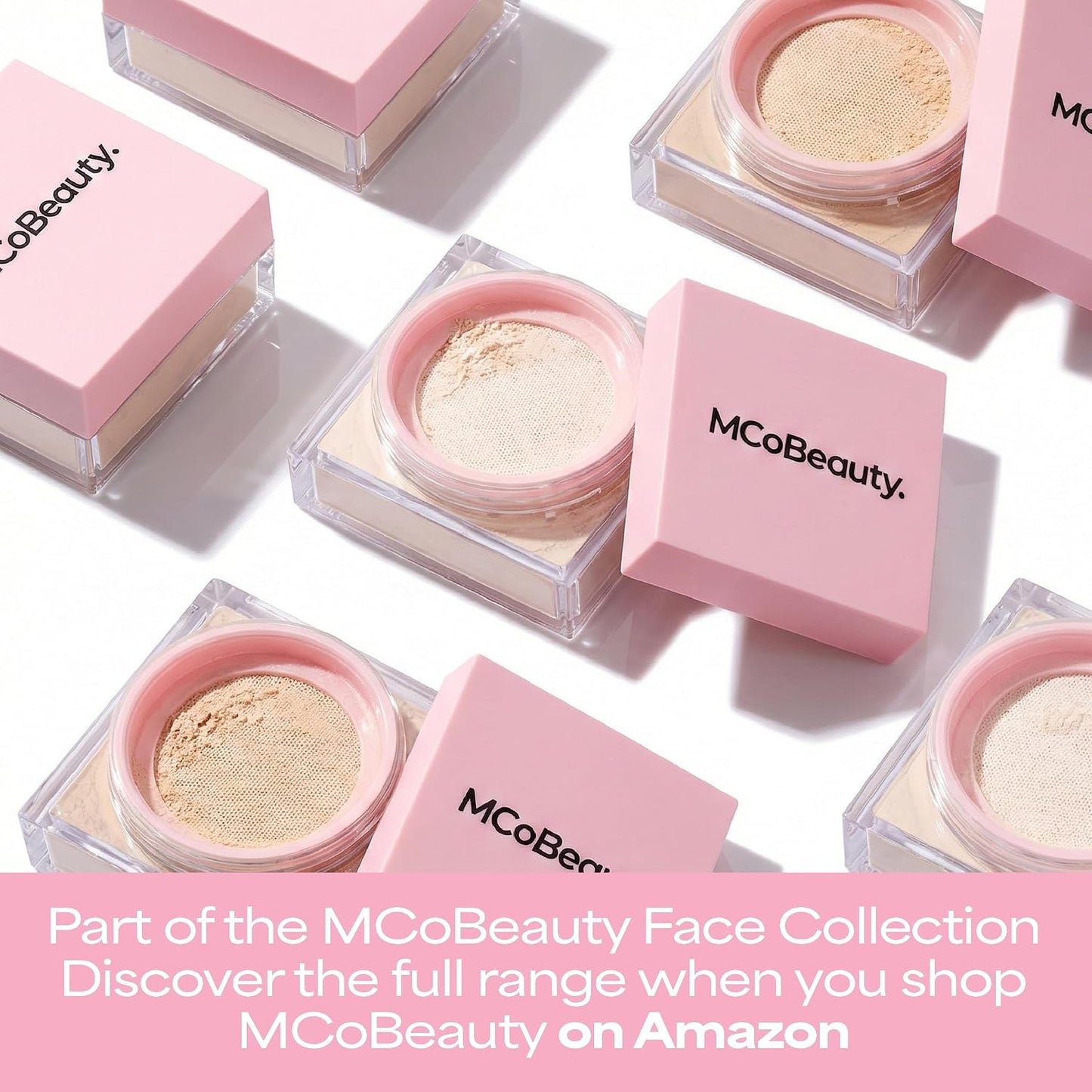 MCoBeauty Loose Powder - Translucent Blurring Matte Finishing Makeup | Hydrating with Hyaluronic Acid & Vitamin E