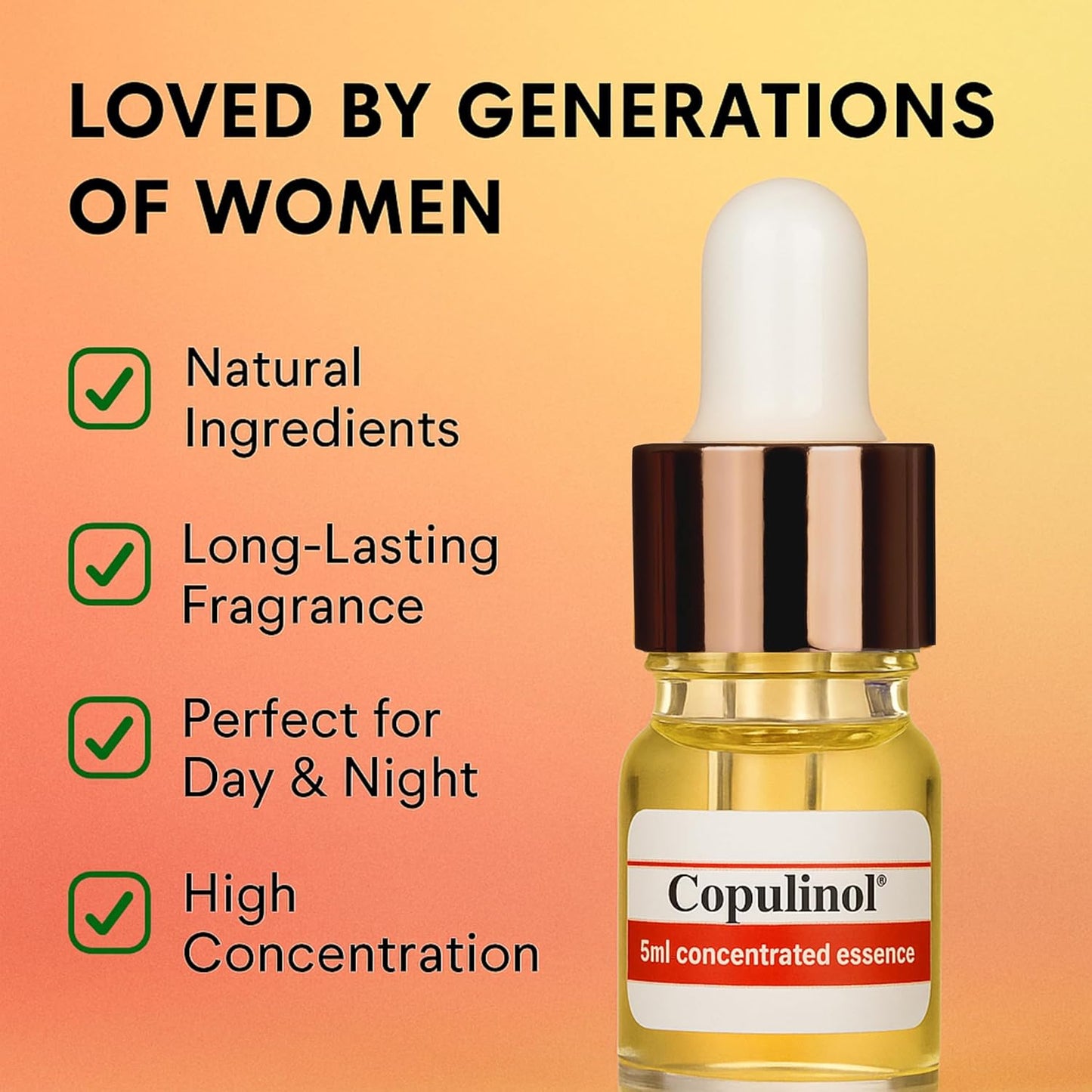 Pheromone Perfume for Women - Long-Lasting Copulinol Body Oil | Two 0.17 Fl Oz Bottles