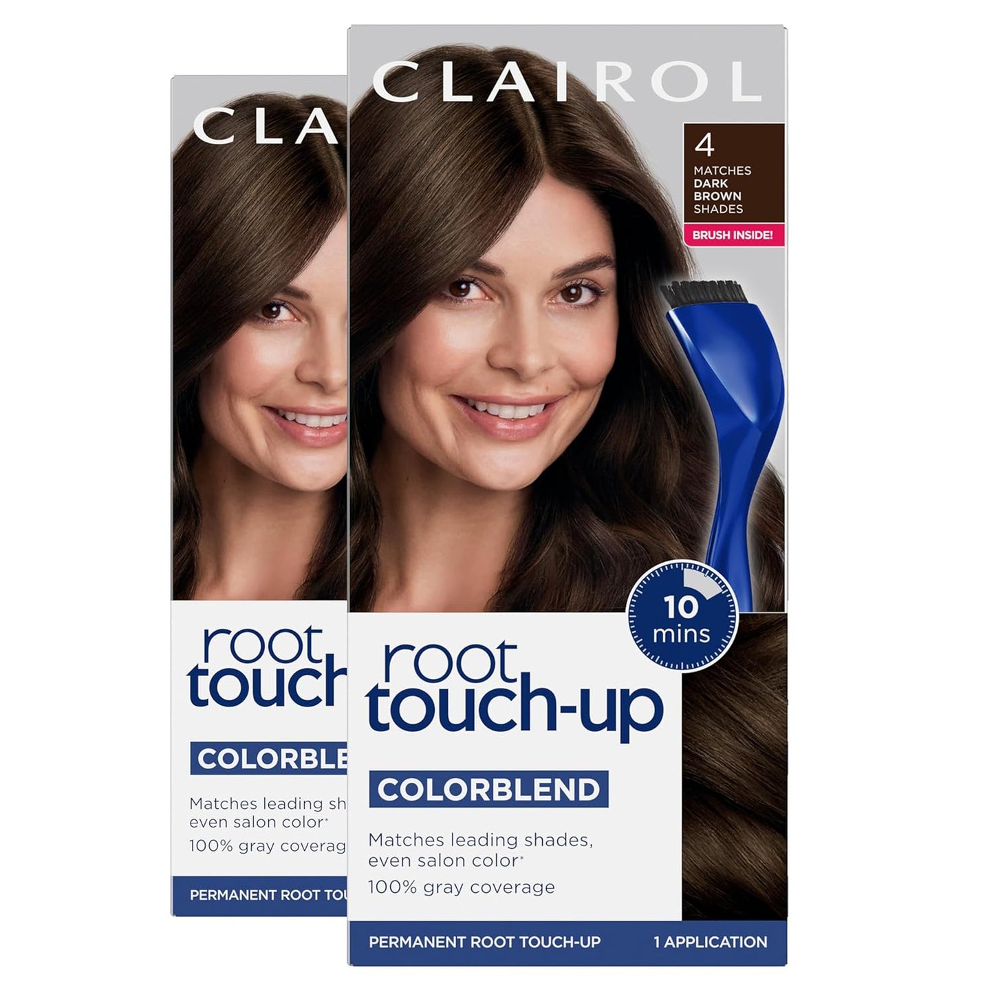 Clairol Root Touch-Up Permanent Hair Dye - 5 Medium Brown | 100% Gray Coverage, Easy Brush Application