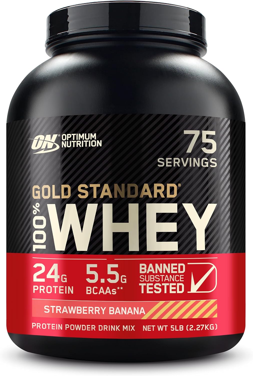 Optimum Nutrition Whey Protein Powder - Double Rich Chocolate Flavor | 1.98 lb Size
